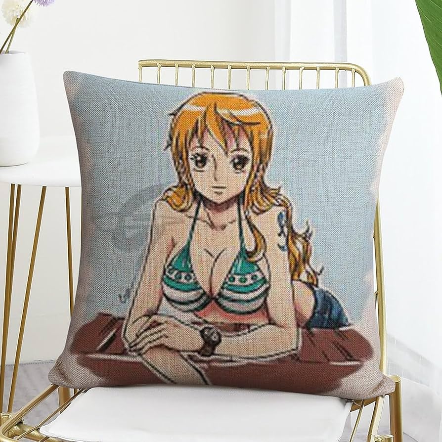 ワンピース ナミ 枕カバー アニメキャラクター プリント