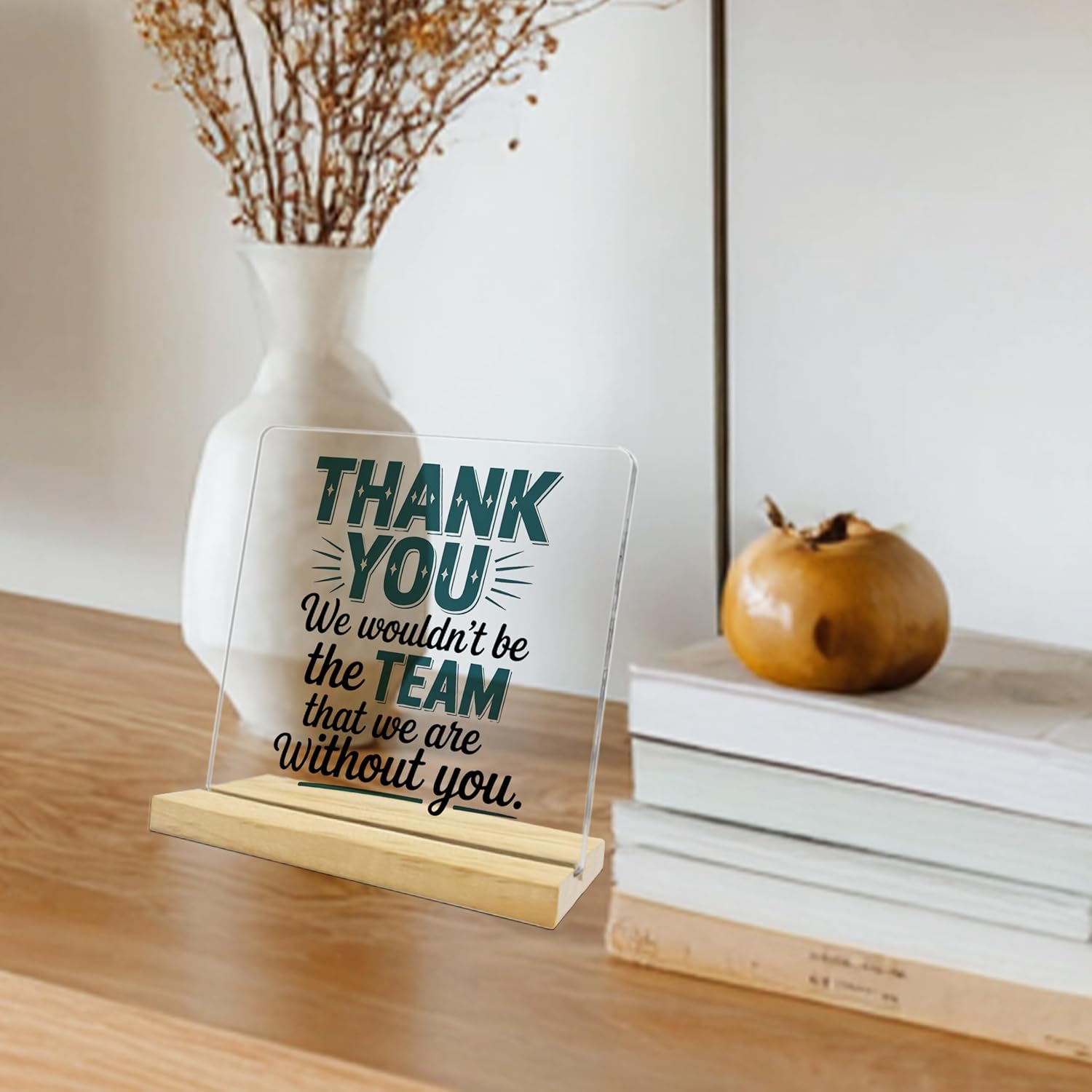 Thank You Boss Gifts for Women Men,Gratitude Gifts for Boss,Boss Desk Decor Acrylic Desk Plaque Sign - Image 7