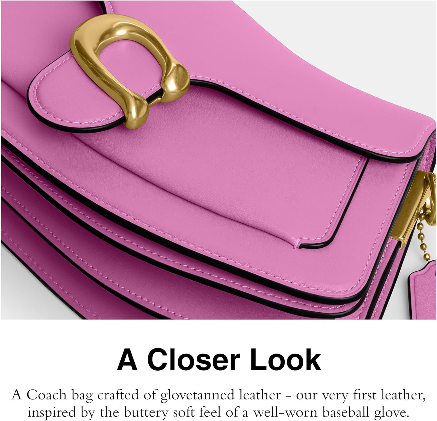 COACH womens Twisted Tabby Shoulder Bag - Image 4