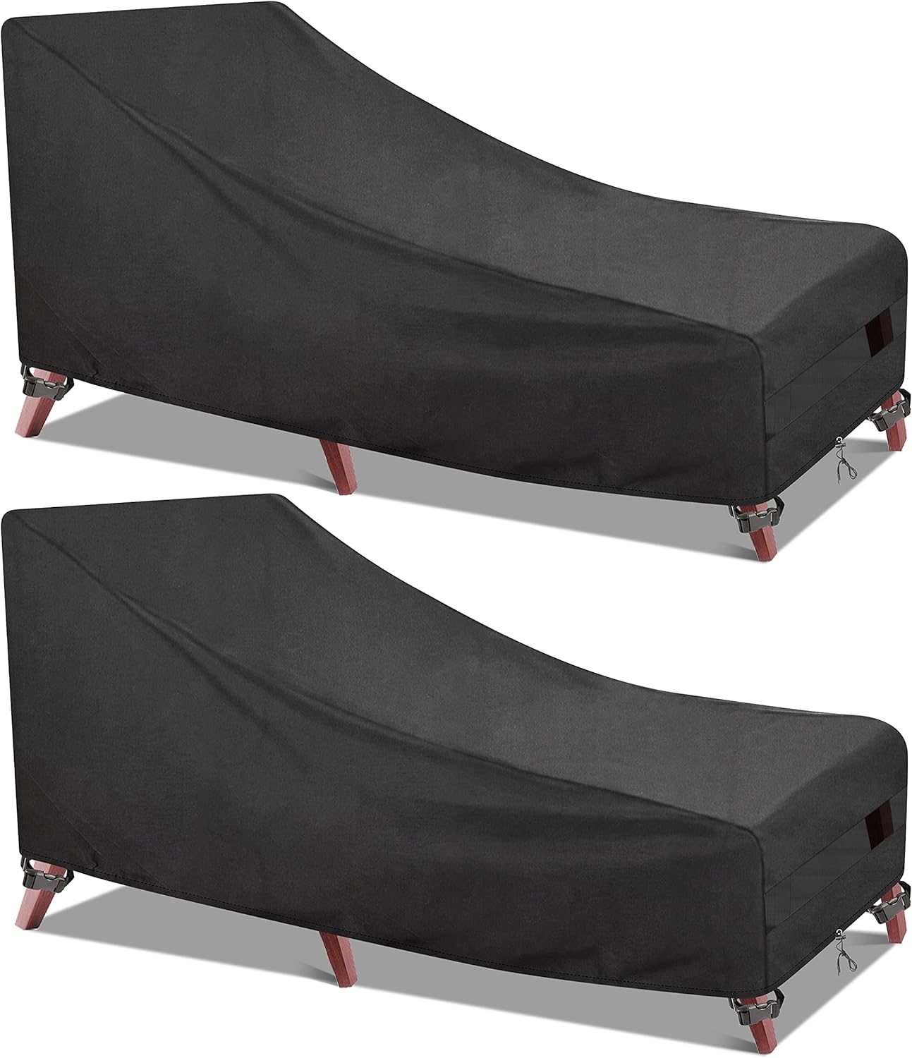 AUSCREZICON Patio Chaise Lounge Cover, 600D Heavy Duty