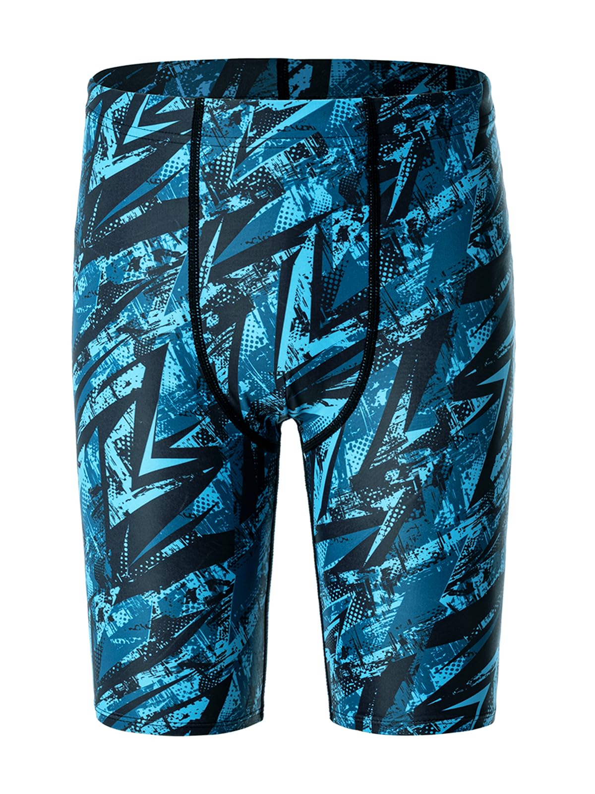 DEVOROPA Boys Swim Jammers Youth Competitive Swim Team Trunks Racing Swimsuit Athletic Swimming Shorts Slim/Standard/Husky