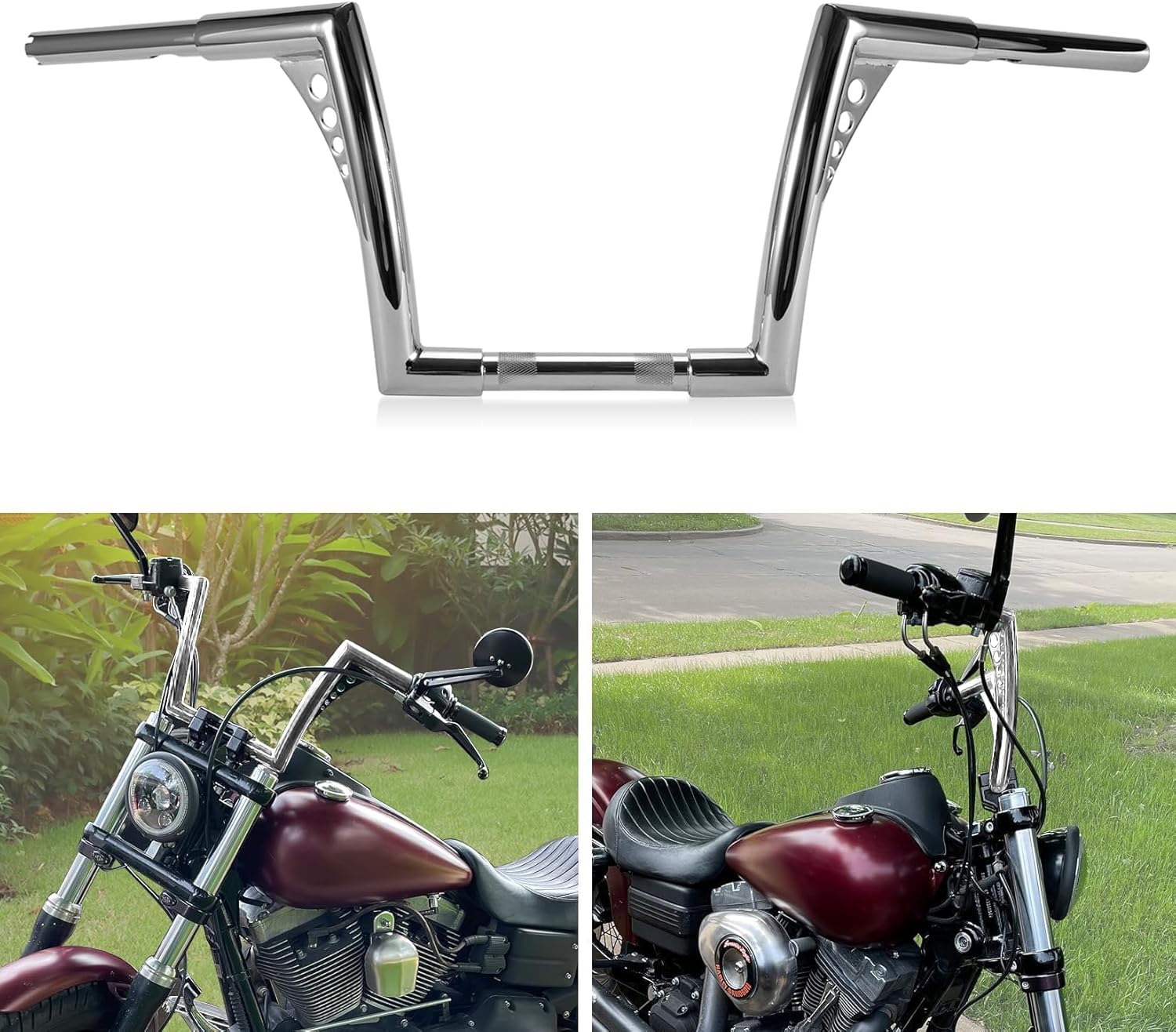 Ape Hangers for Motorcycle Handlebar - Ohhmoto 1-1/4