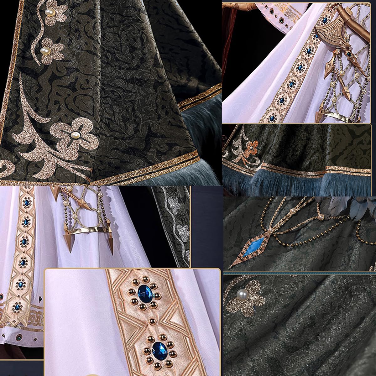 心理学者 UR 蒼鷺の翼 コスプレ衣装 フルセット 三分妄想 第五人格 IdentityV 心理学者 エダ・メスマー 蒼鷺の翼