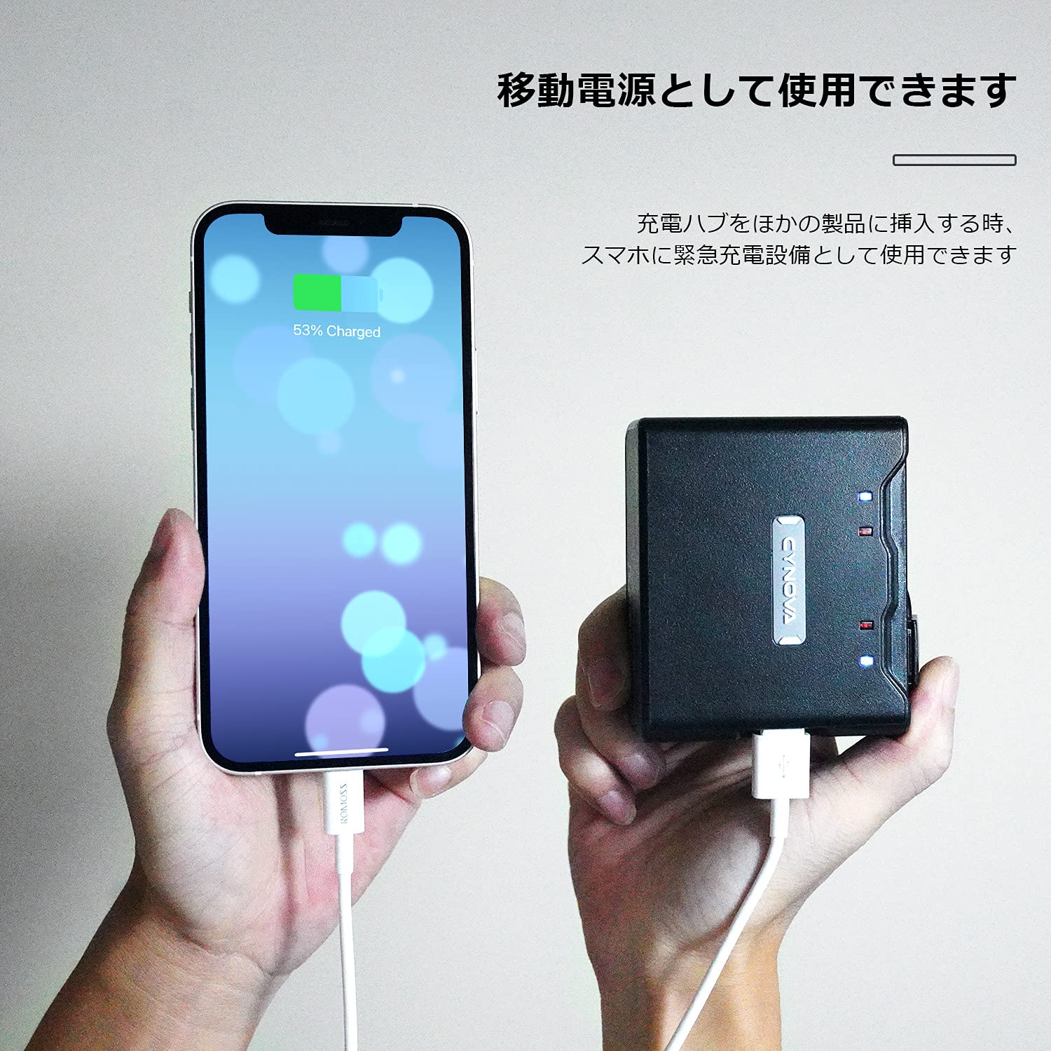 Amazon | CYNOVA Mavic Mini バッテリー 充電 急速 2WAY dji mini2