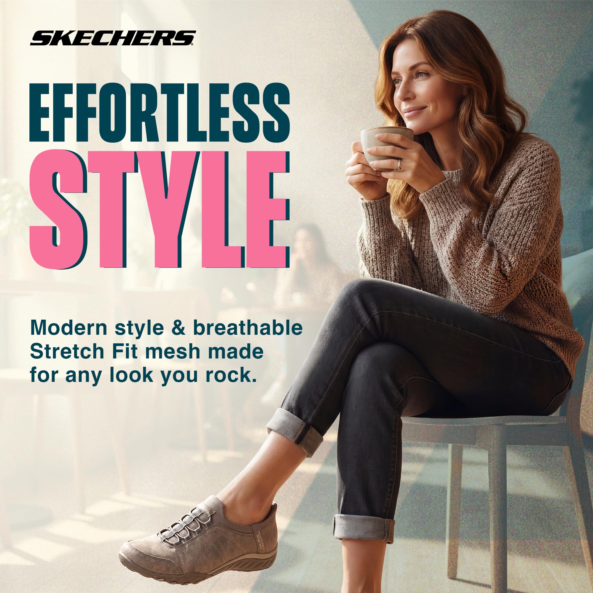 Skechers Kobiety Oddychanie - łatwe do noszenia w domuAdidasy