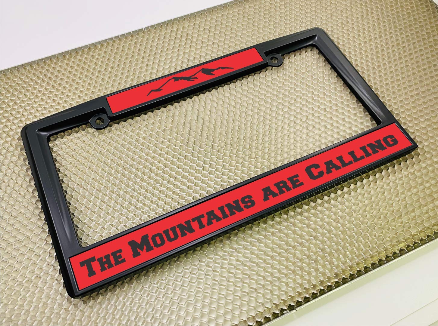 Custom Personalized Heavy Duty Metal Laser Engraved Car License Plate Frame wit - Picture 75 of 113
