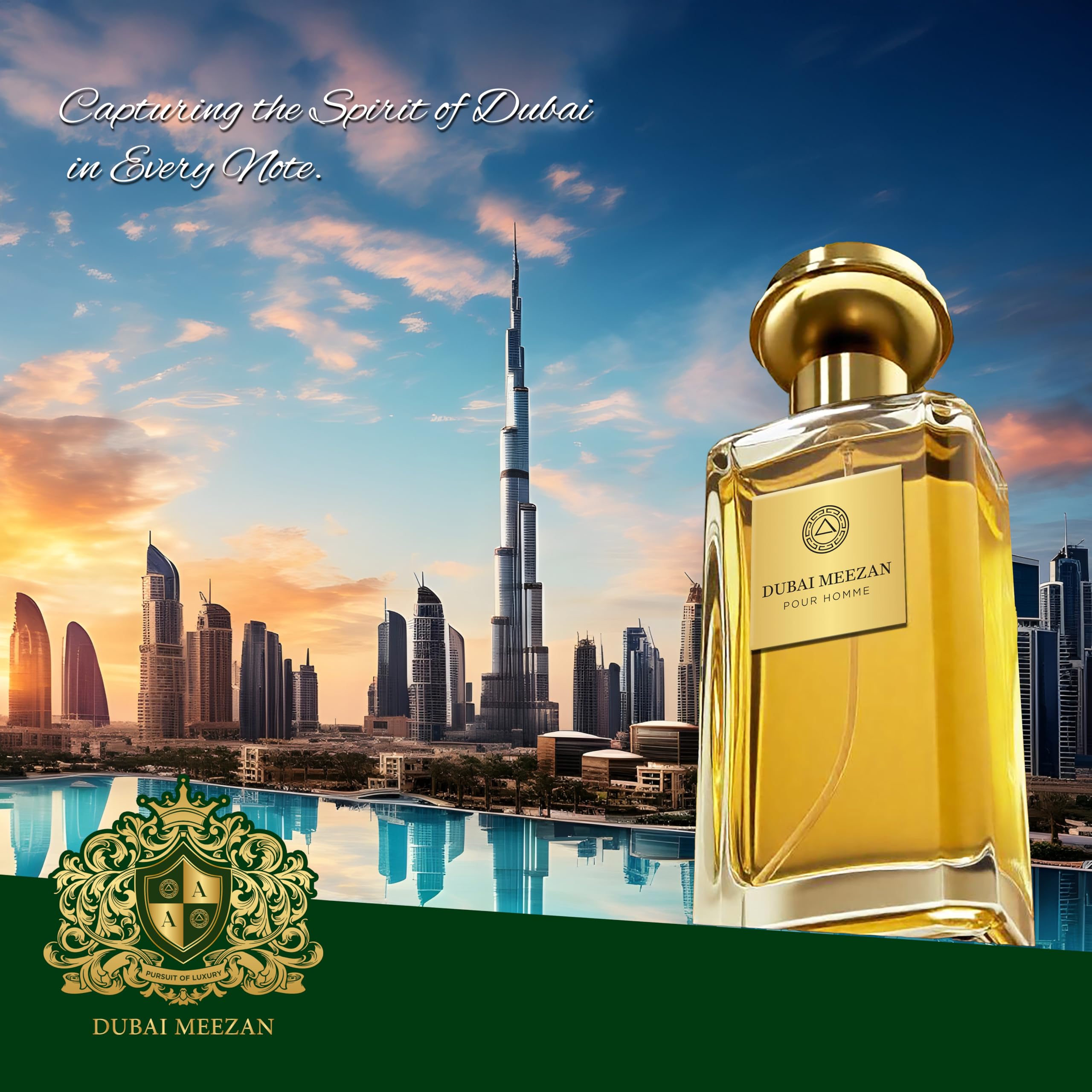 Amazon.com : ARIS Dubai Meezan Pour Homme Eau de Parfum – Premium