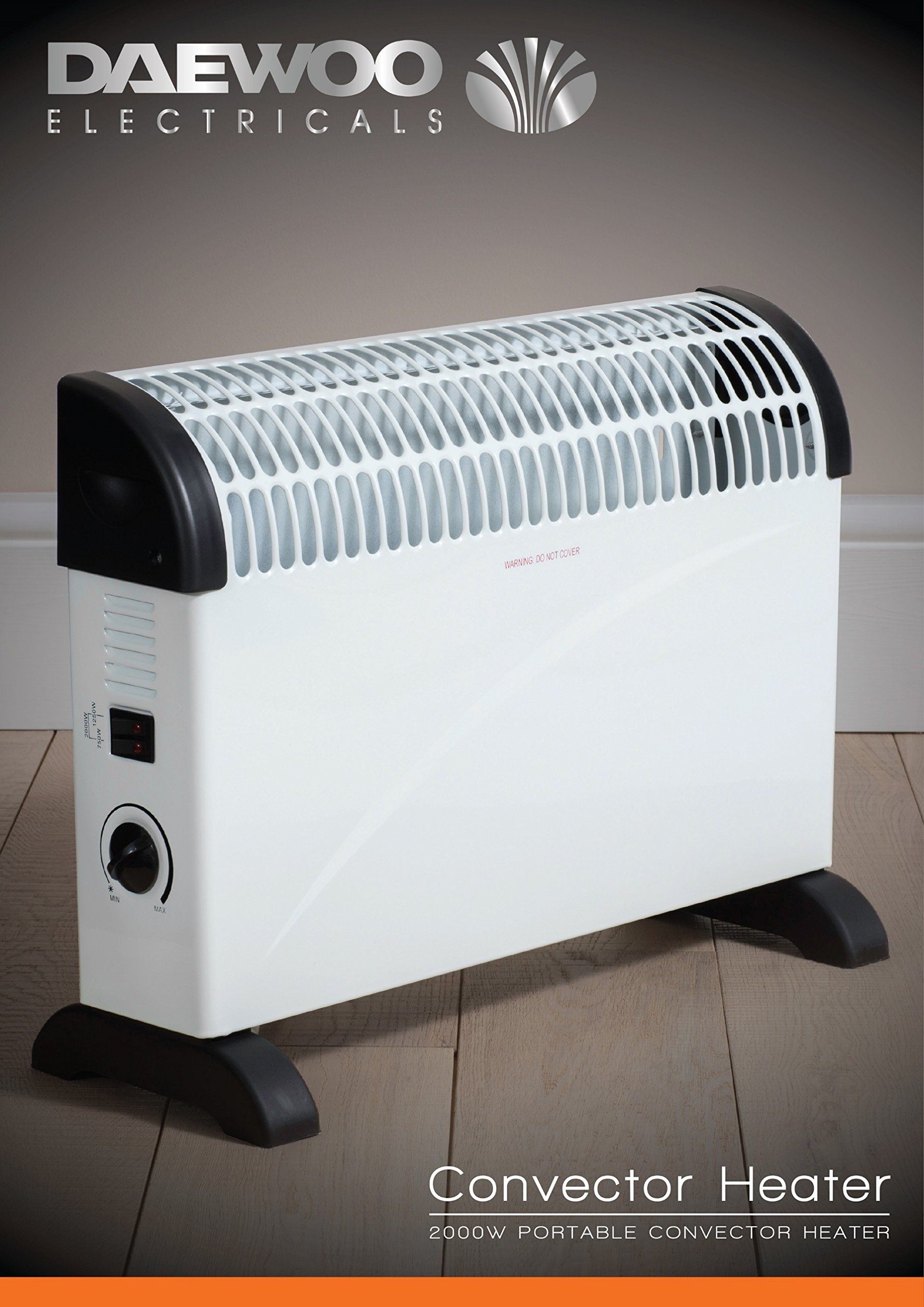 Daewoo Free Standing Bedroom/Kitchen 2000W Convector Heater with 3 Heat  Settings, Safety Cut-Out Function with Thermostat Dial - White :  Amazon.co.uk: Home u0026 Kitchen