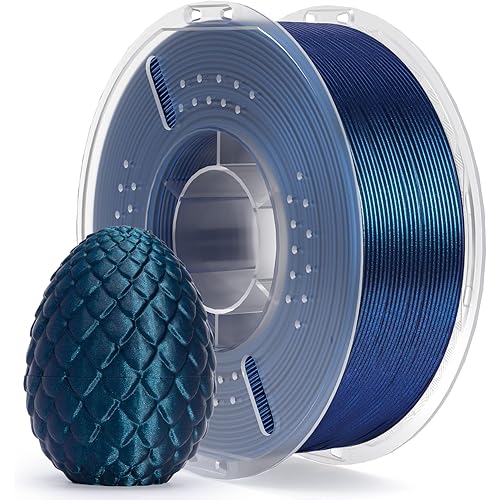 ELEGOO PLA Filament 1.75mm Galaxy Peacock Blue 1KG, Shiny 3D Printer Filament Dimensional Accuracy +/- 0.02mm, 1kg Spool(2.2lbs) 3D Printing Filament Fits for Most FDM 3D Printers