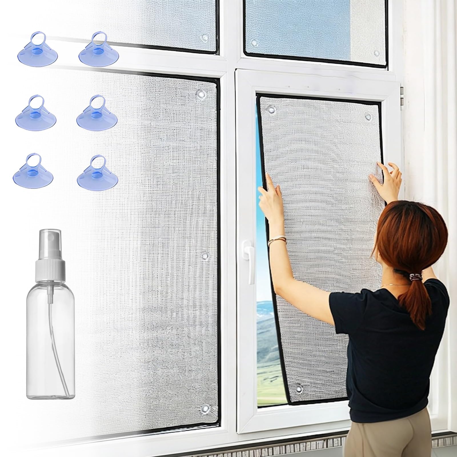Aluminium Foil Window Insulation Film, Reflective Window Films