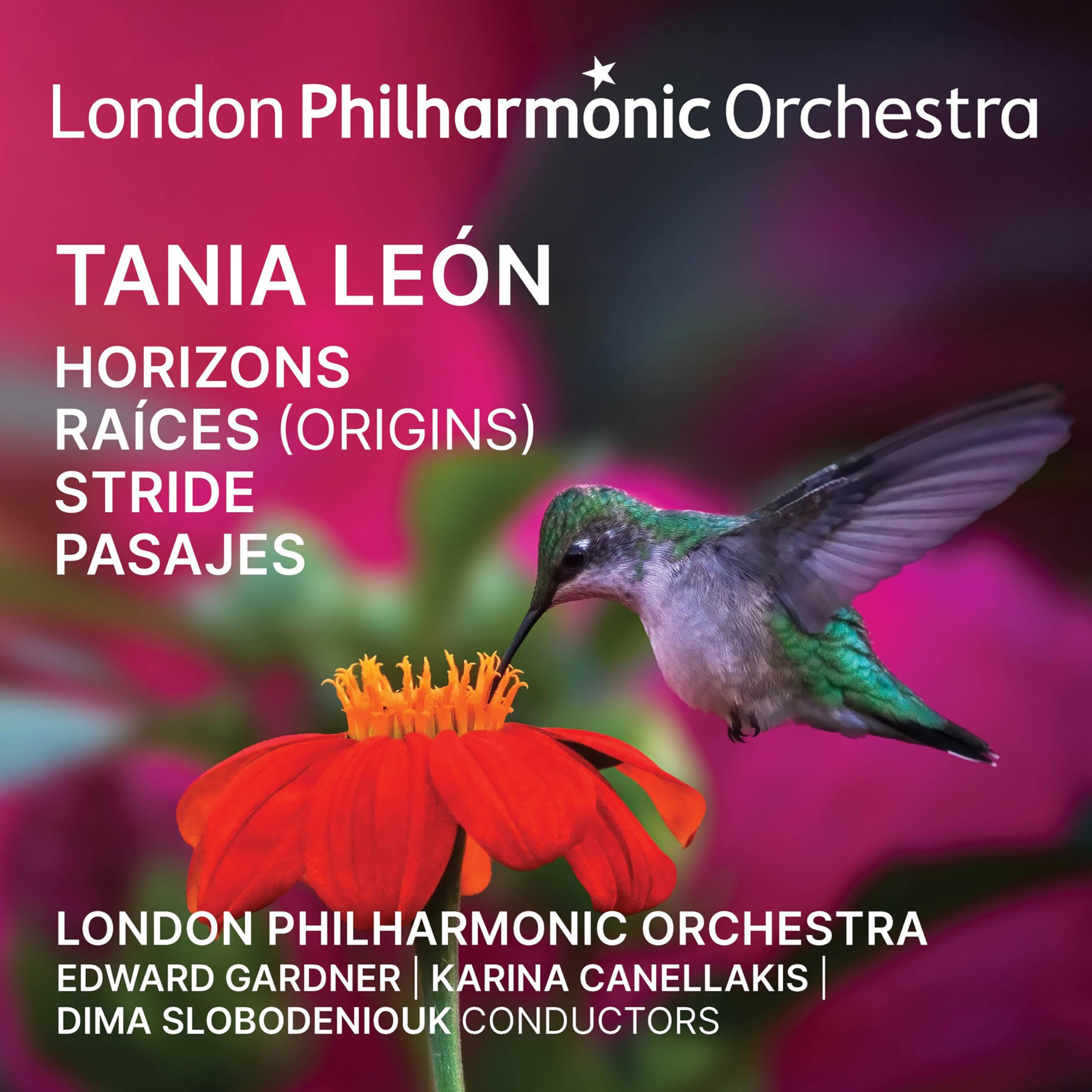 Tania León: Horizons, Raíces (Origins), Stride, Pasajes