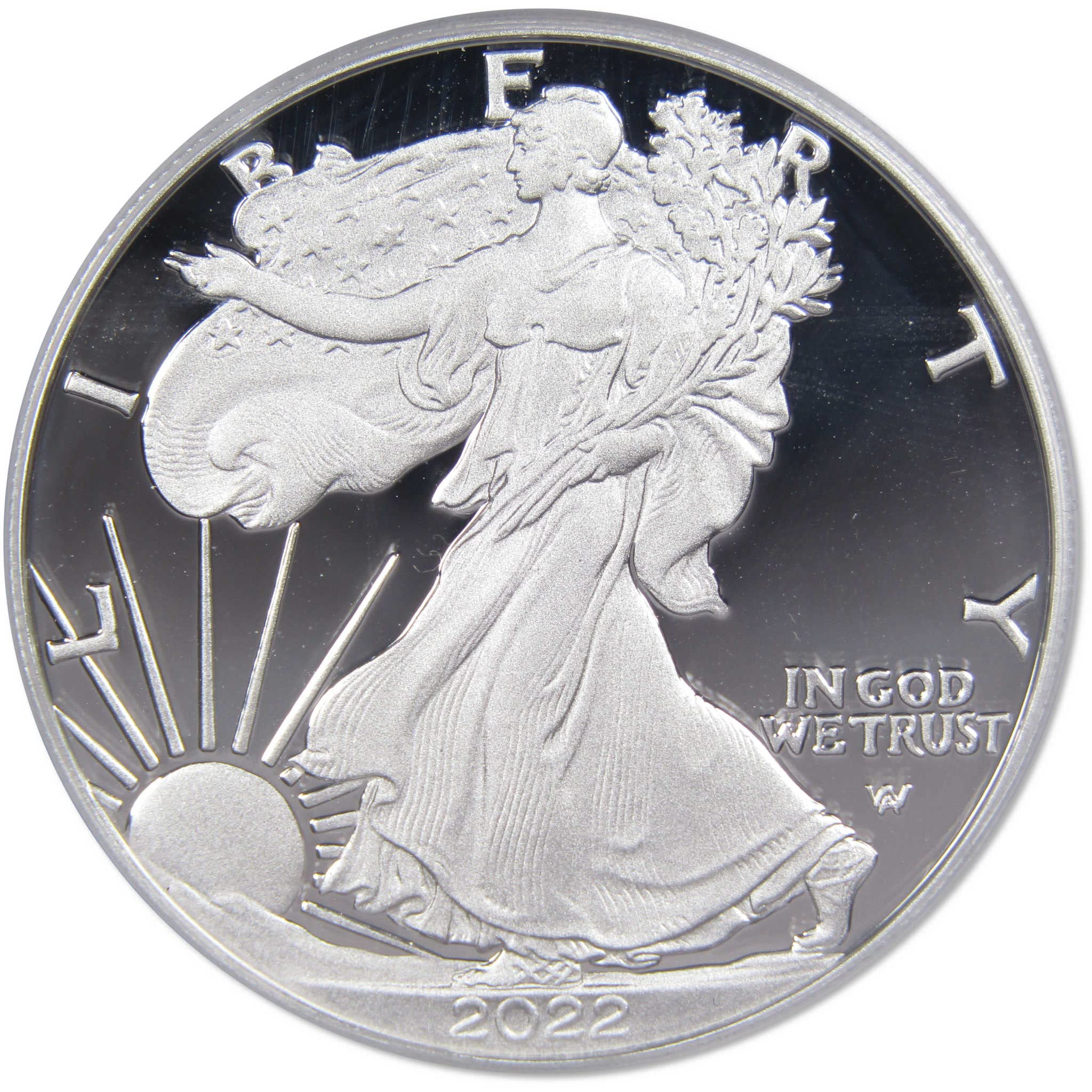 【最高鑑定】2022-W アメリカ イーグル銀貨 PCGS PR70 DCAM 2022 W American Silver Eagle PR 70 DCAM PCGS First Strike SKU