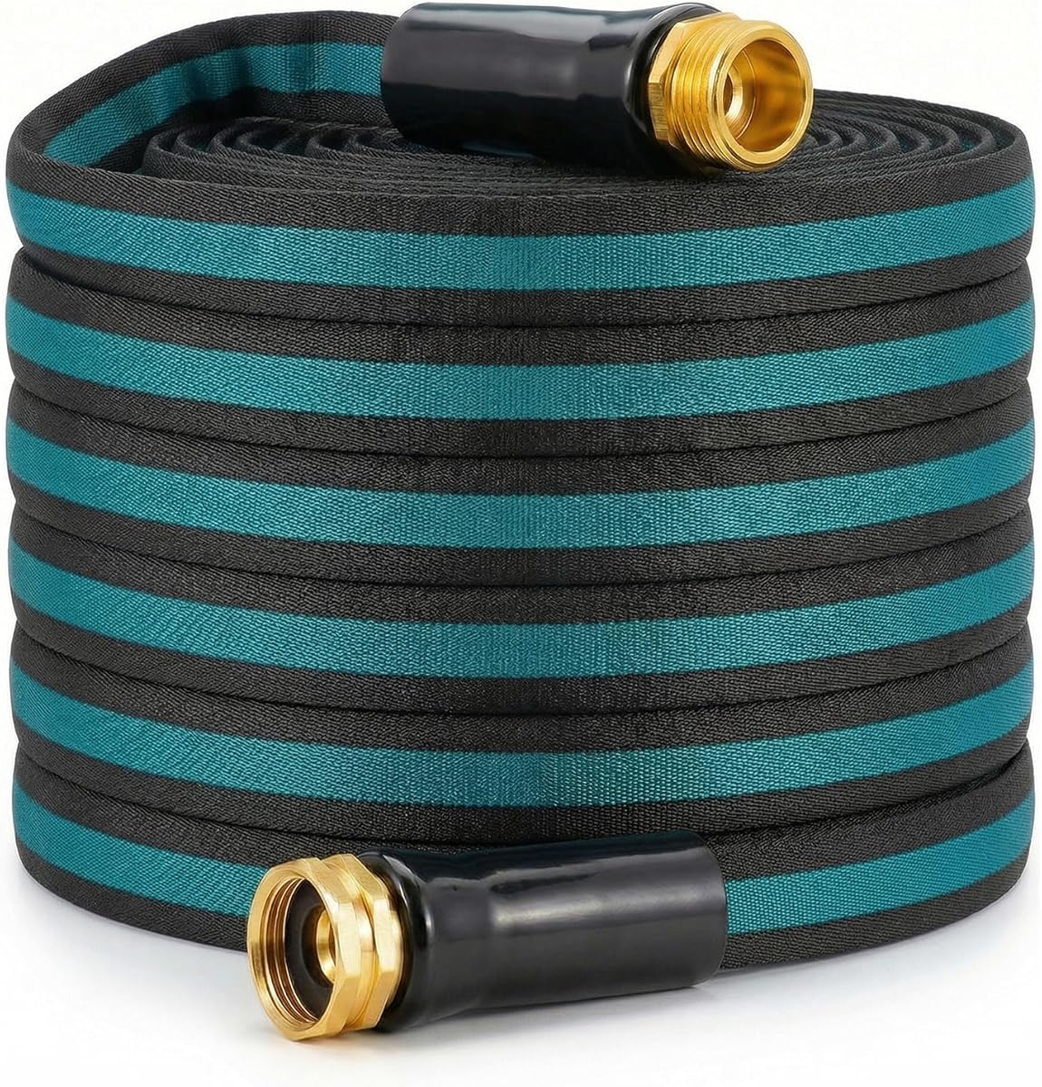 100FT Flexible Garden Hose – Ultra-Light, Kink-Free, Non-Expanding Water Hose with 3/4” Fittings for Lawn, Garden, Patio & Car Cleaning