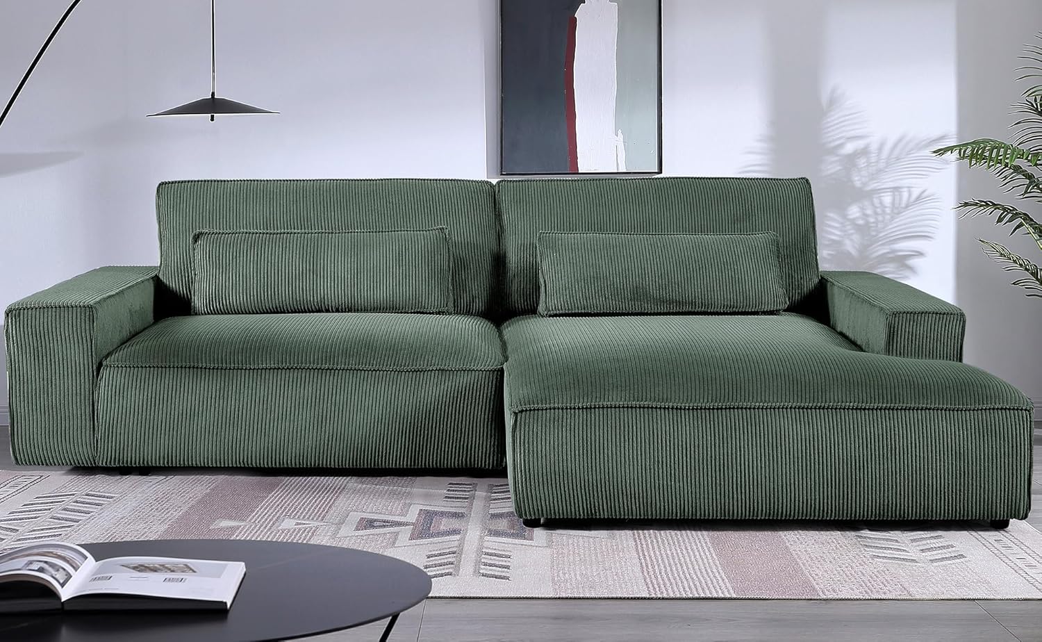 Amazon.com: Container Furniture Direct Luxe Oversized Two-Piece ...