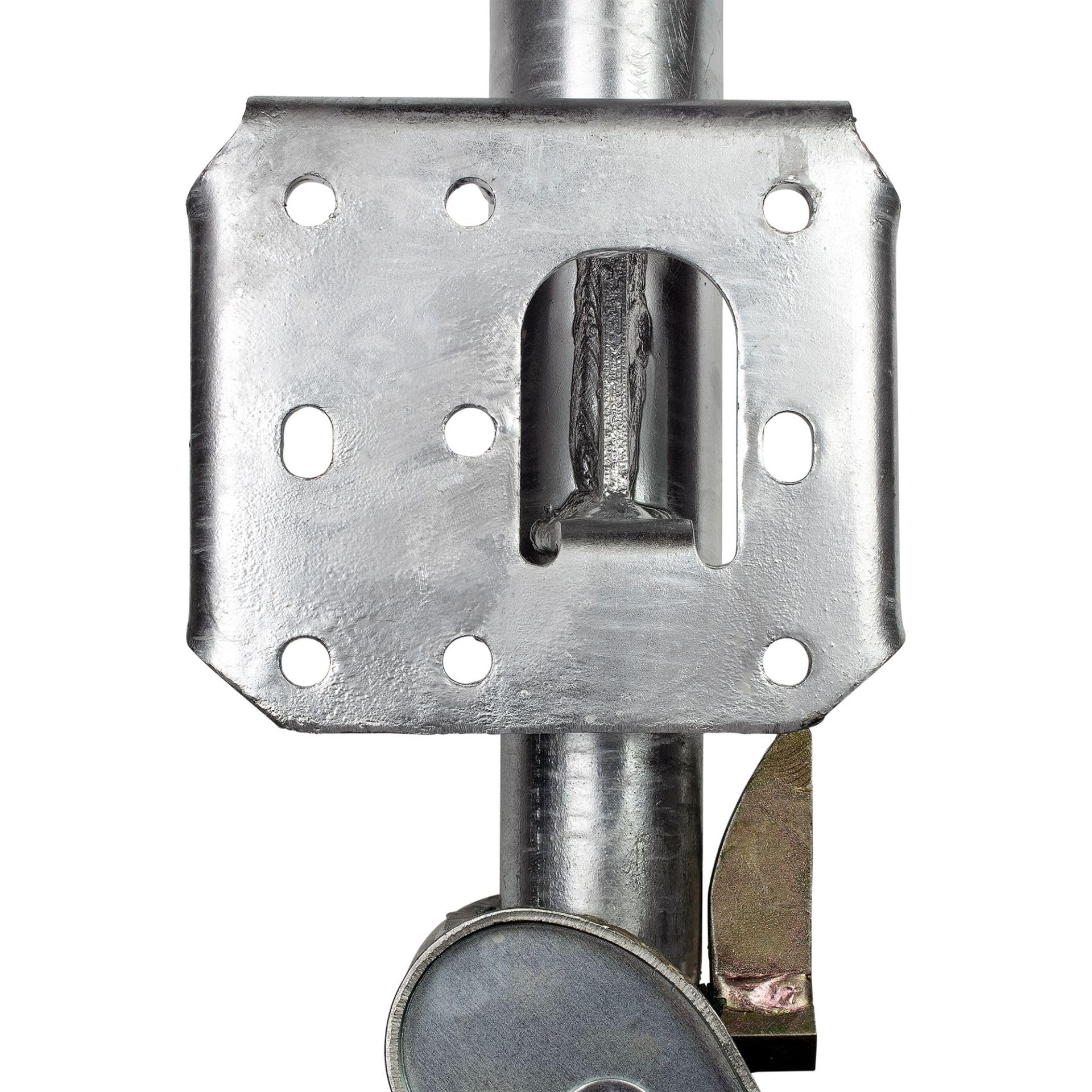 mb-m Stützrad 500KG Ø 60mm 200x50 erhöhte Tragfähigkeit für Anhänger | Bugrad | Schwerlast Stützrad