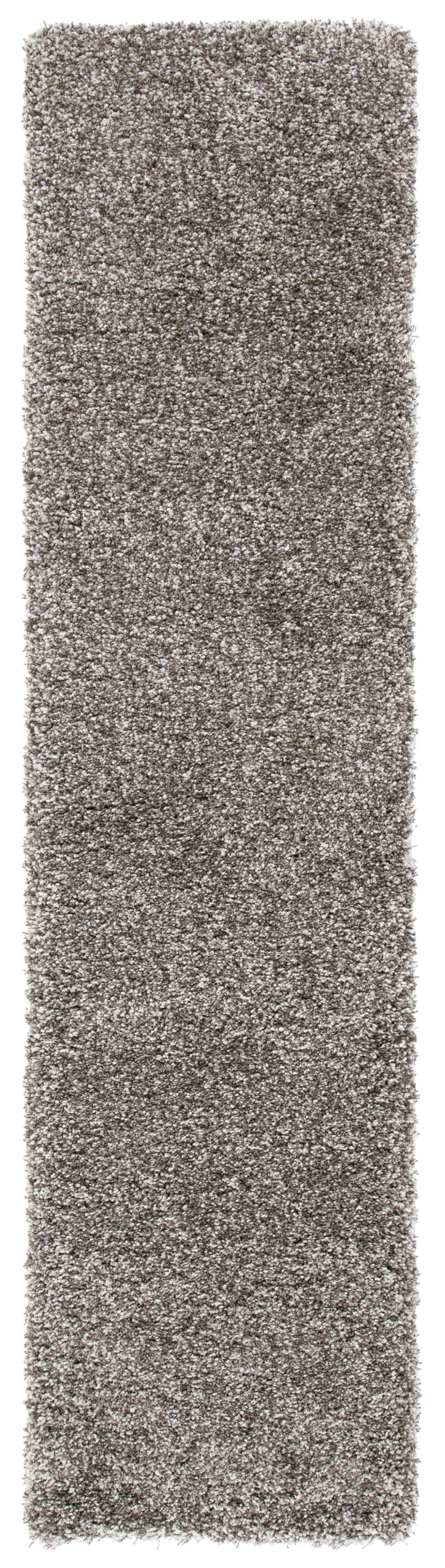SAFAVIEH Milan Shag Collection Runner Rug - 2' x 18', Grey, Solid Design, Non-Shedding & Easy to Clean, Plush Thick Pile, Ideal for Hallway, Foyer,