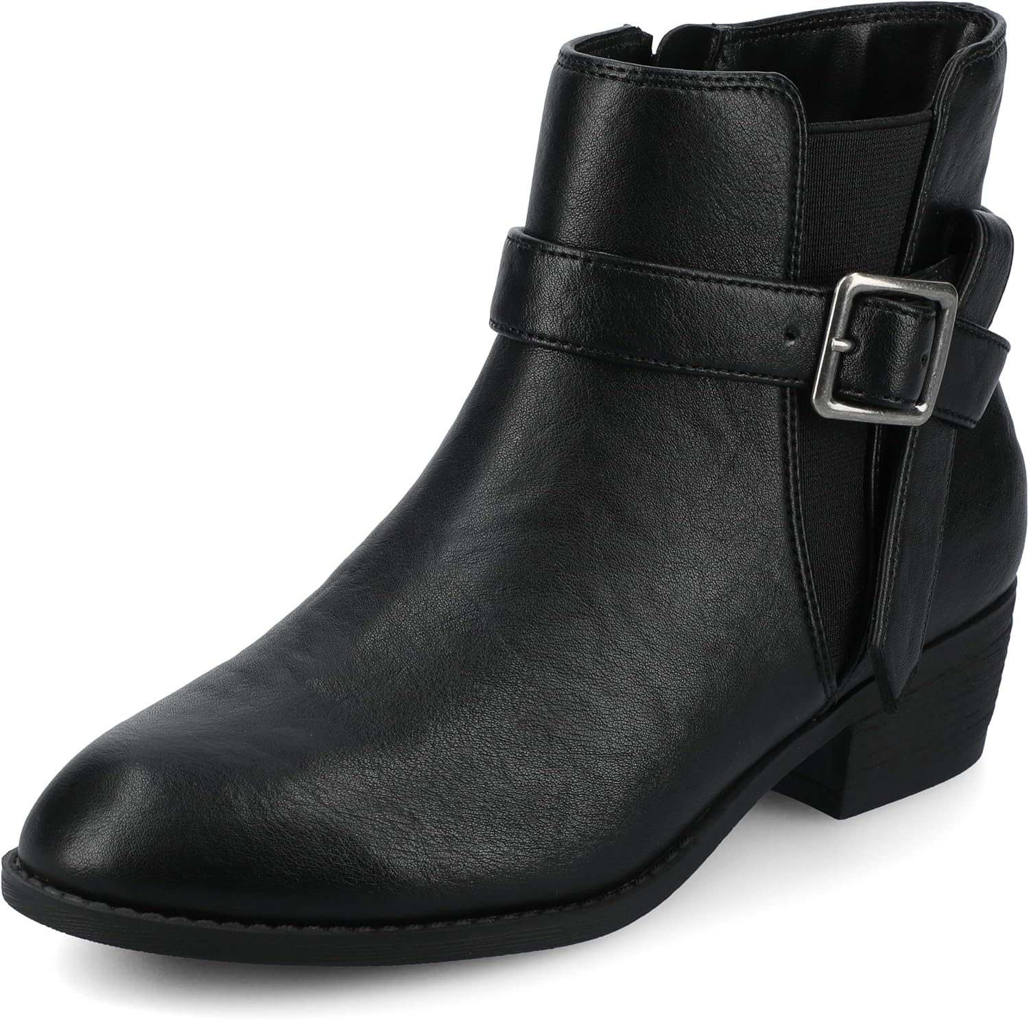 Journee Collection Women's Devina Zippered Ankle Booties