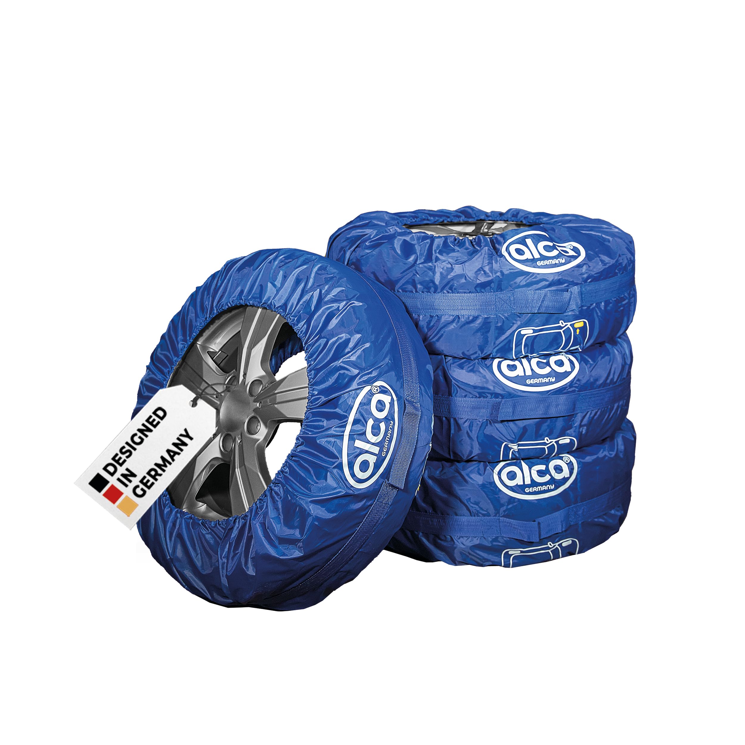 alca® Zestaw worków na opony samochodowe z uchwytem do przenoszenia i oznaczeniem opon, 4-częściowy, 16" - 22" do SUV-ów