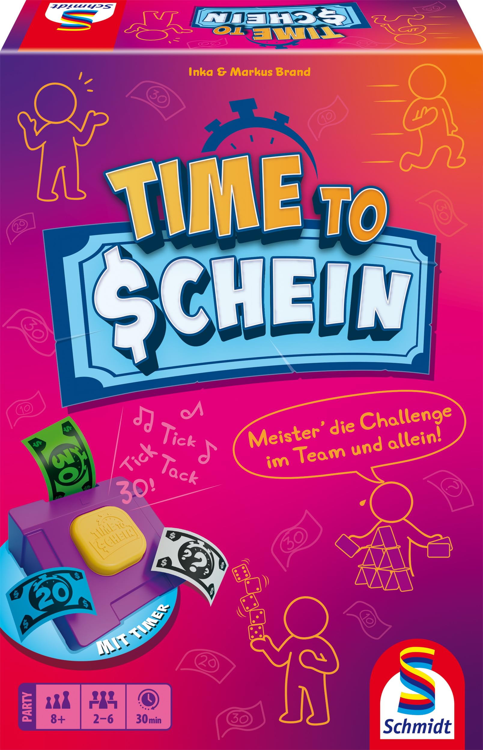 Schmidt Spiele 49483 Time to Schein, Ratespiel