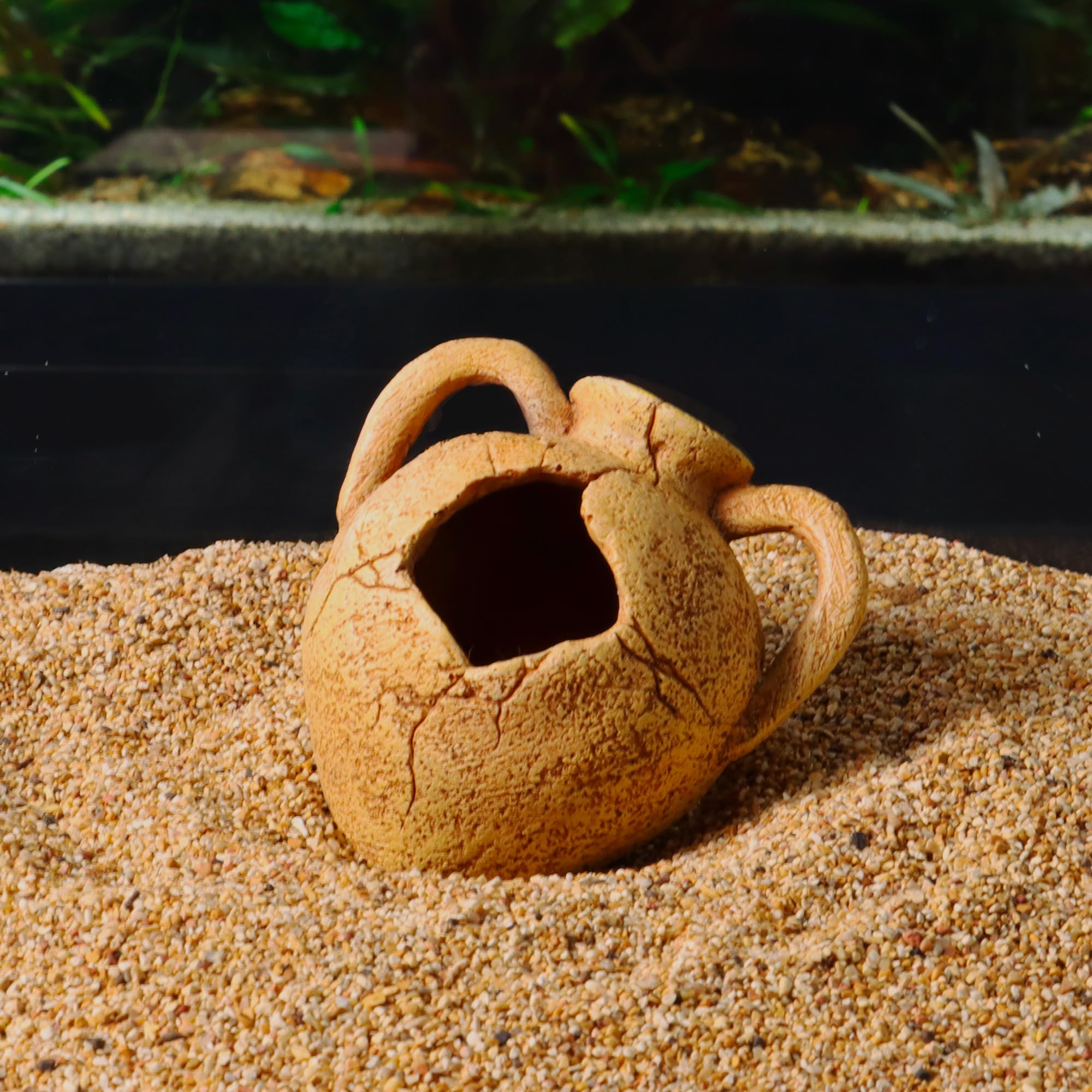 WAVE Amphore avec Trou pour Aquariophilie Taille L