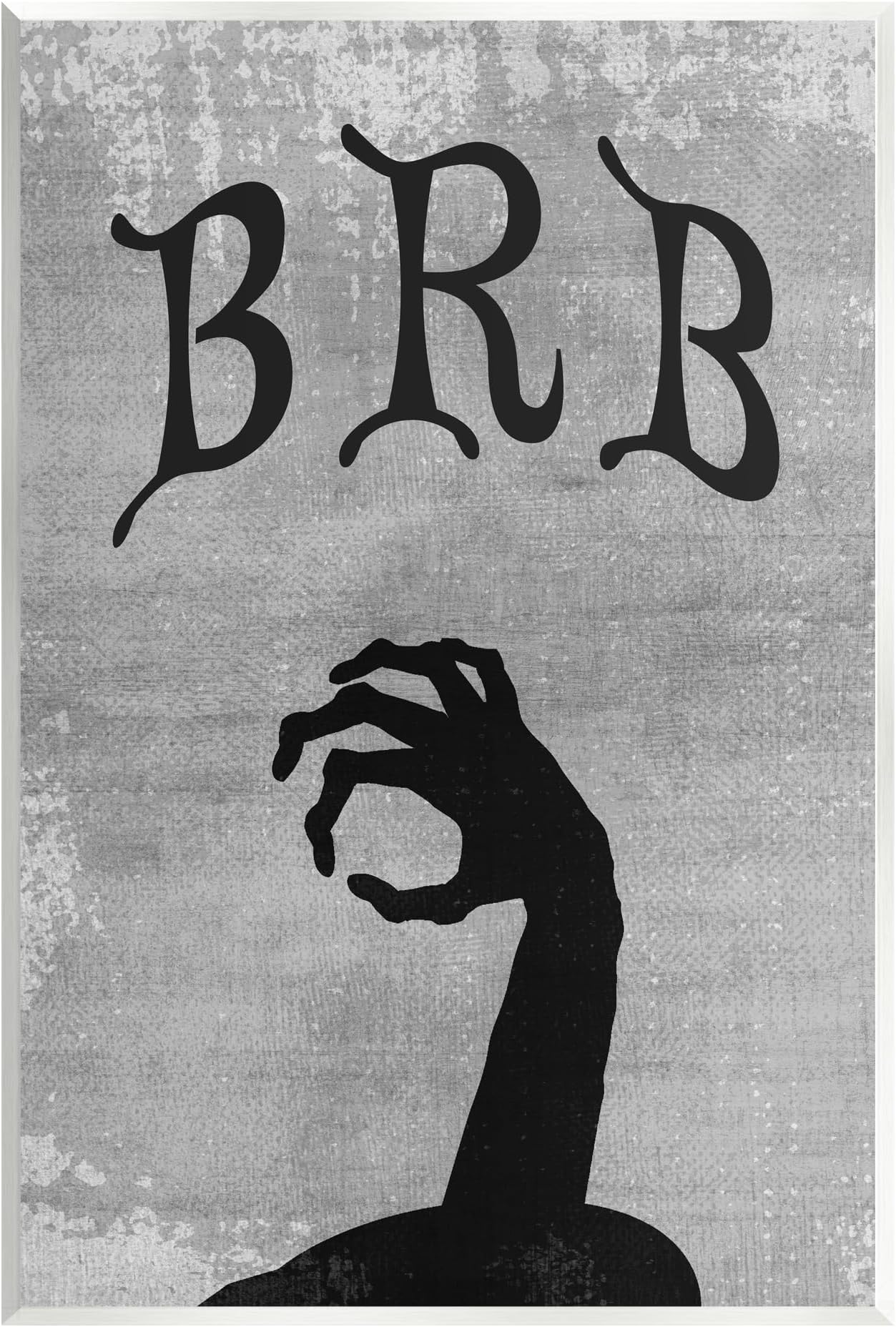 Stupell Industries BRB Zombie Graveyard Wall Plaque Art by Lil' Rue