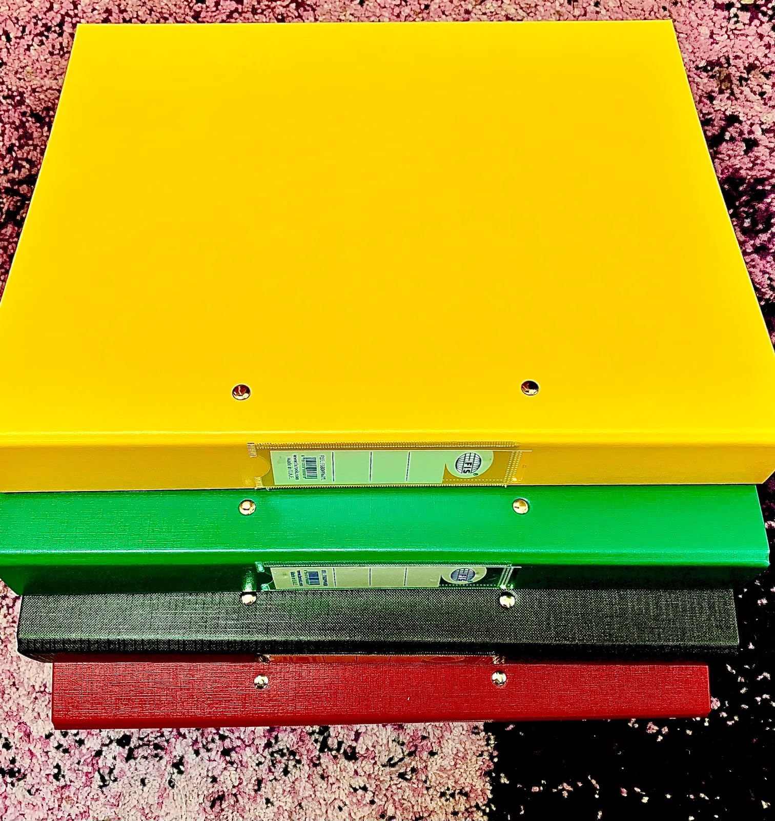 2 PCS Colourful Foldable Two-Ring Binders, A4 SIZE, Foldermate