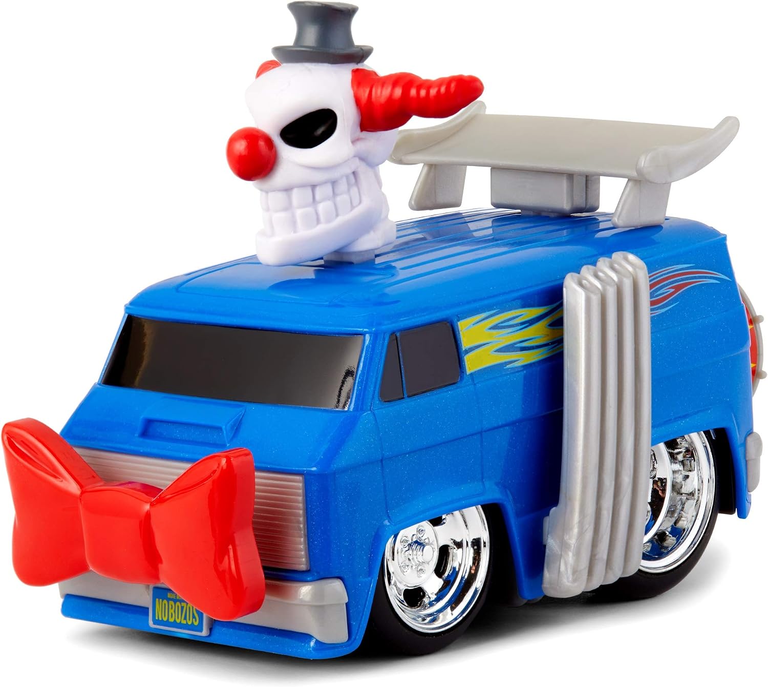 MGA Entertainment Wreck Royale Exploding Crashing 2 Pack Double Trouble Vs. King Cra$H Race Cars with 12 Mix 'N Match Explosive Parts, Multicolor, (Model: 565758)