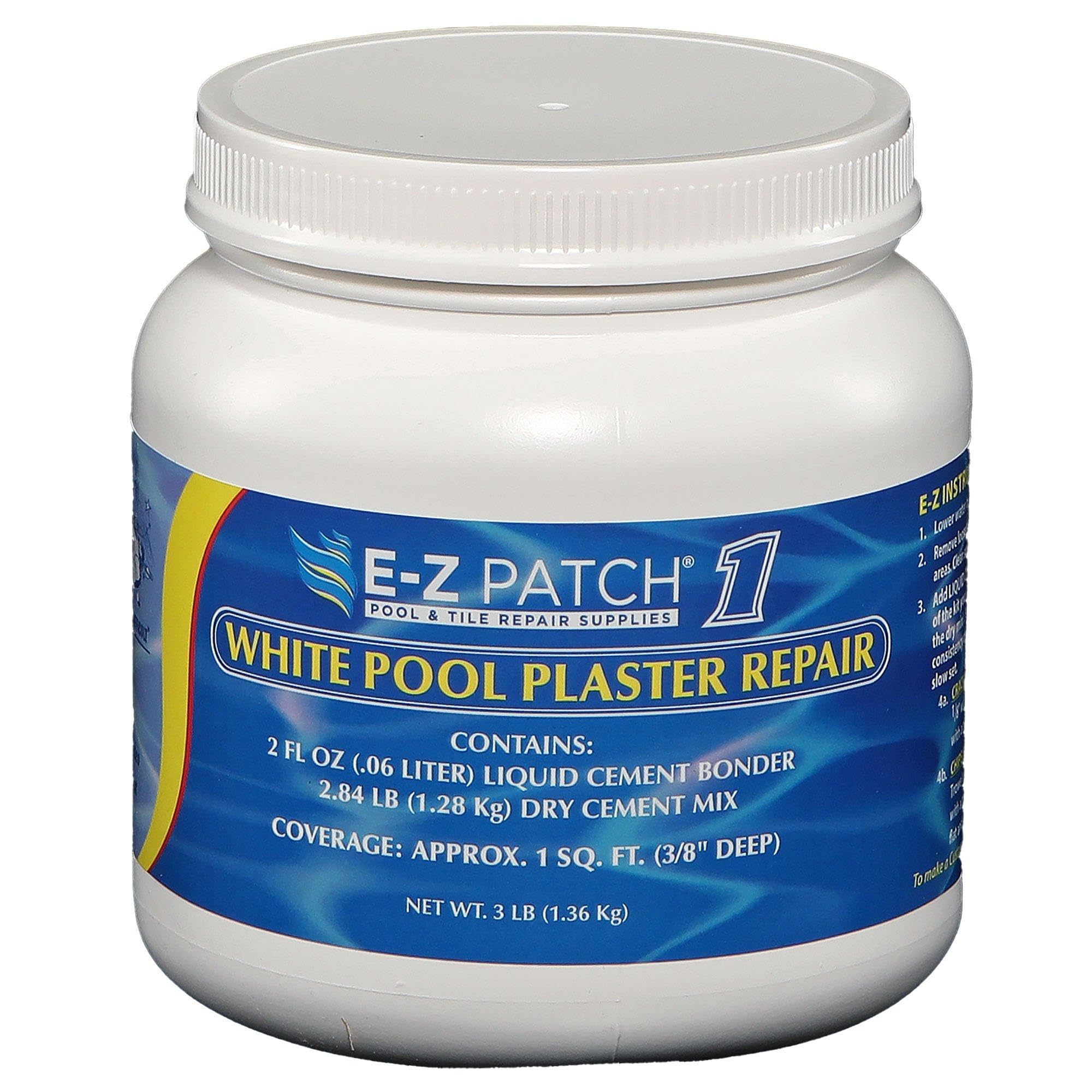 1 White Pool Plaster Repair - 3 lb EZP-001
