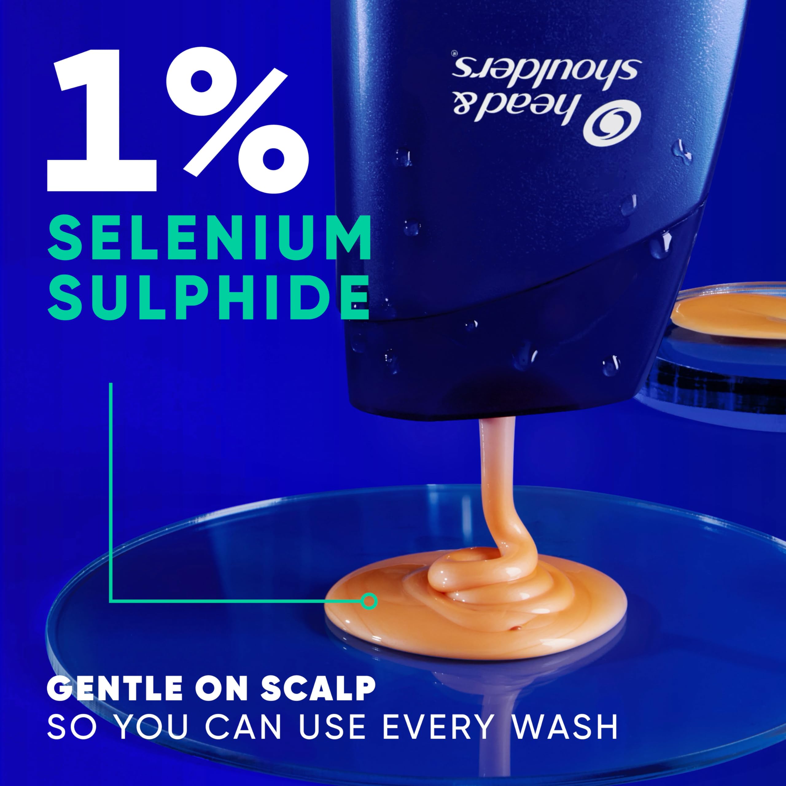 Head & Shoulders Cooling Itch Rescue 400ml Selenium Sulphide Anti-Dandruff Shampoo, Clinical Strength - Image 4
