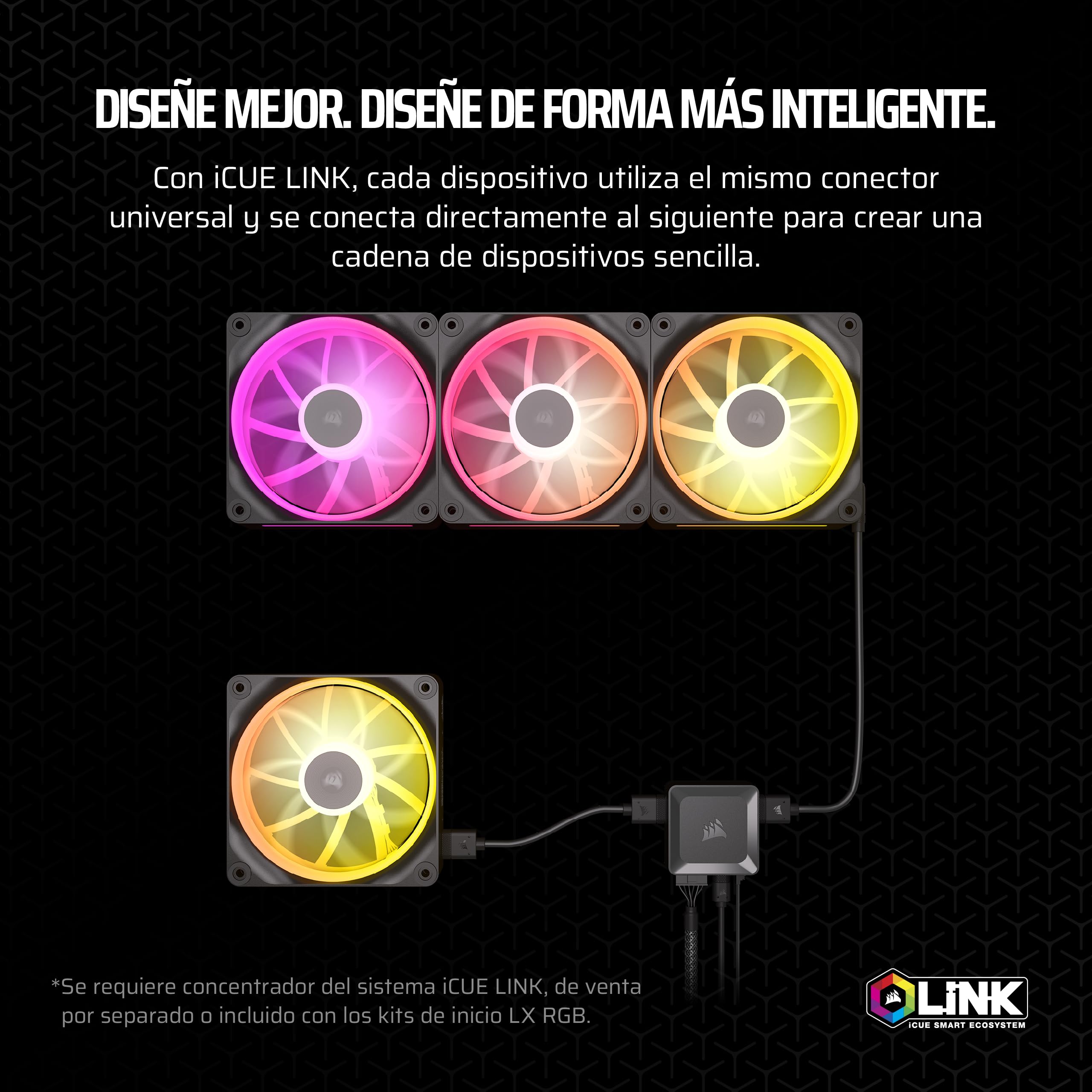 Corsair Icue Link Lx120 Rgb - Ventola Del Case - 120 mm