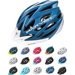 Casco De Ciclismo Mujer meteor Casco Bicicleta - Helmet Ciclismo para Jóvenes y Adulto Bicicleta Patineta Skate Patines Monopatines - Bici Accesorios - El diseño Ligero - Muchos Patrones - Marven