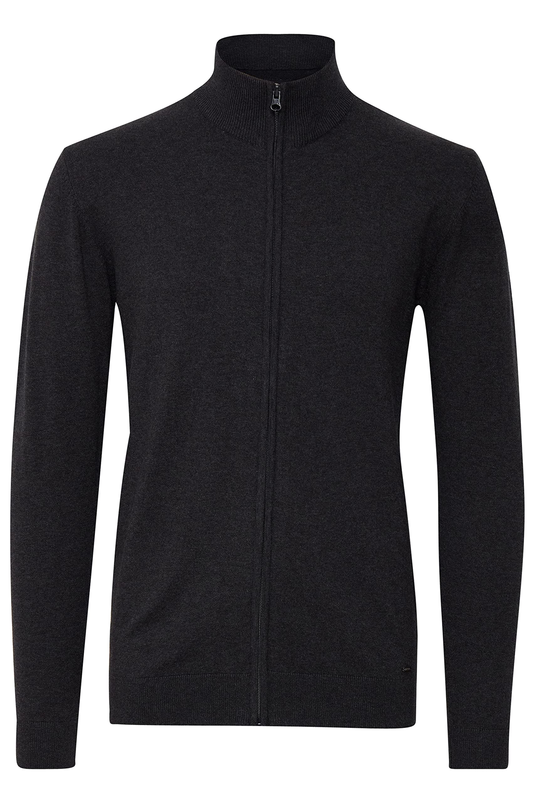 Indicode Badi Strickjacke Cardigan Feinstrick – Charcoal Mix, XL