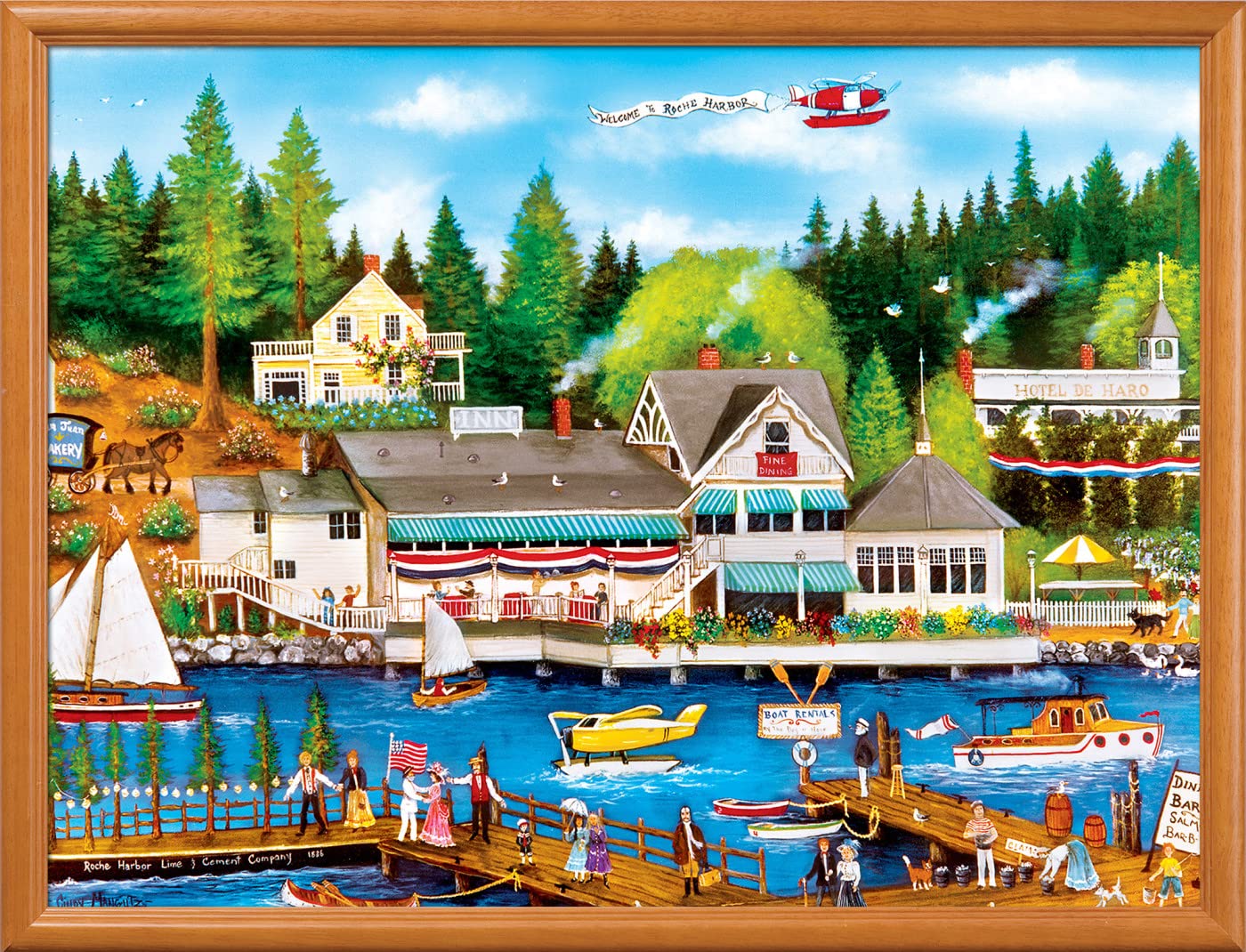 MasterPieces Puzzle da 750 pezzi per adulti, famiglia o bambini, Roche Harbor, 45,7 x 61 cm