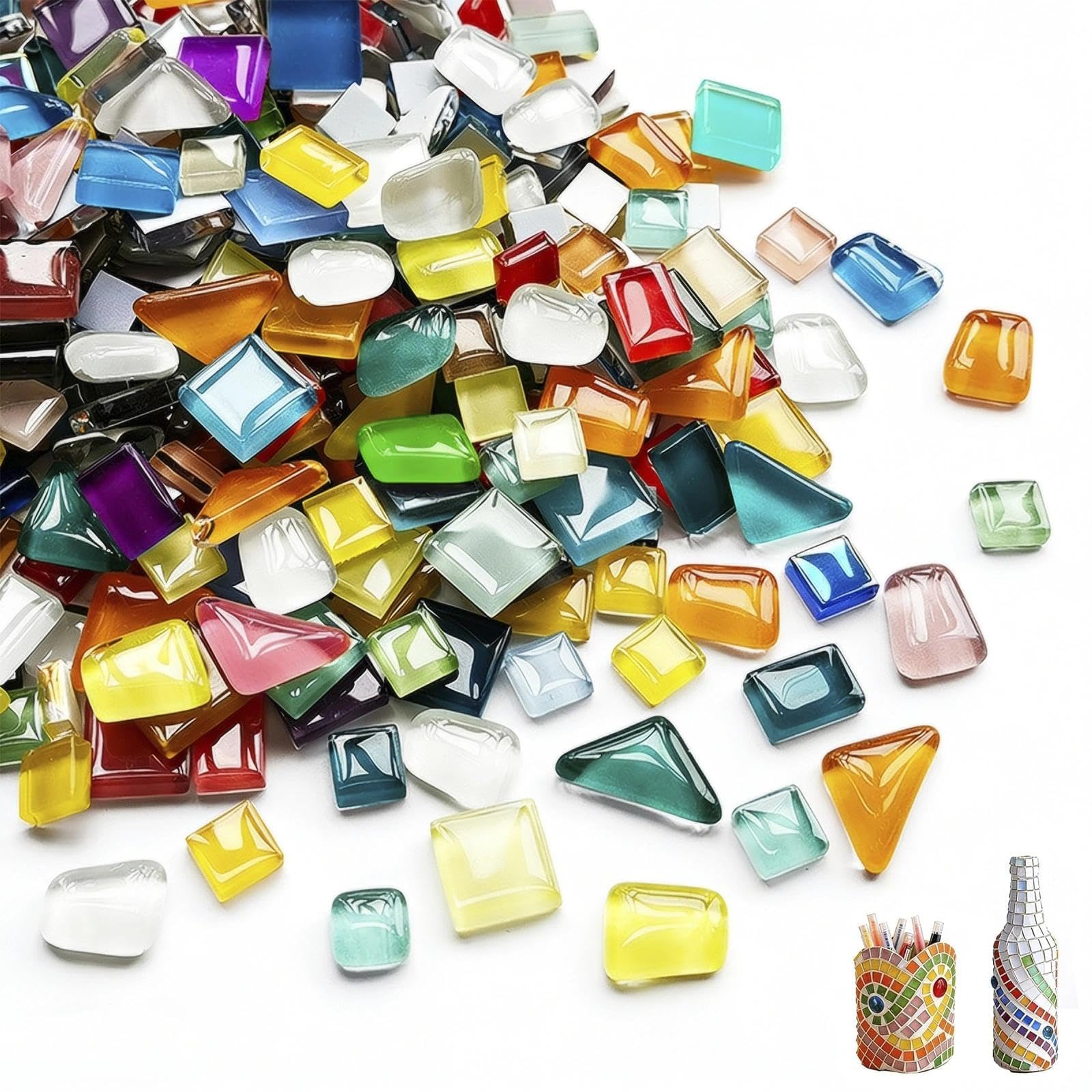 DIY Mosaic Tiles, Irregular Crystal Mosaic Tiles
