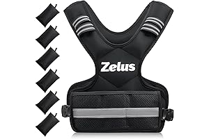 ZELUS Weighted Vest for Women | 4-10lbs Adjustable Body Weight Vest with Ironsand Weights