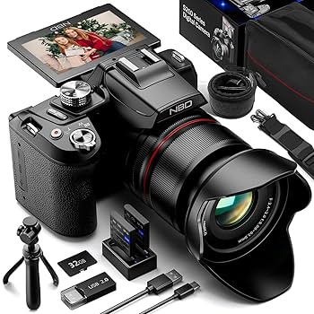 NBD 5K 一眼レフ　デジタルカメラ Amazon | NBD 5K 4800万画素 デジタルカメラ【Wi-Fiとアプリ制御