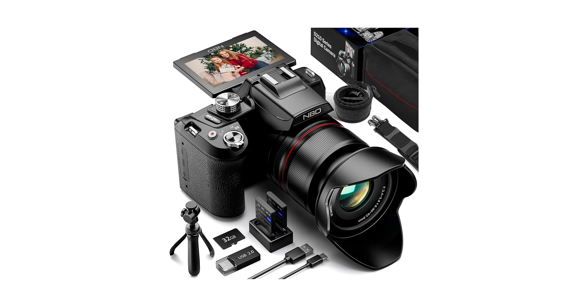 Amazon | NBD 5K 6400万画素 デジタル一眼レフカメラ【Wi-Fiと