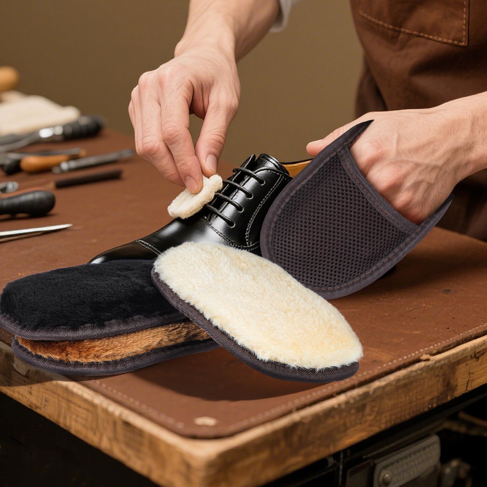 lederpflege handschuhe PEPLAYTAL 3 StüCk Aus Imitation Lammfell Weiche ReinigungstüCher FüR Schuhe MöBel Und Auto Innenraum Pflege Küche, Haushalt & Wohnen Speed(RPM):50 Duo N Aufbewahrung – 41421HL4A00