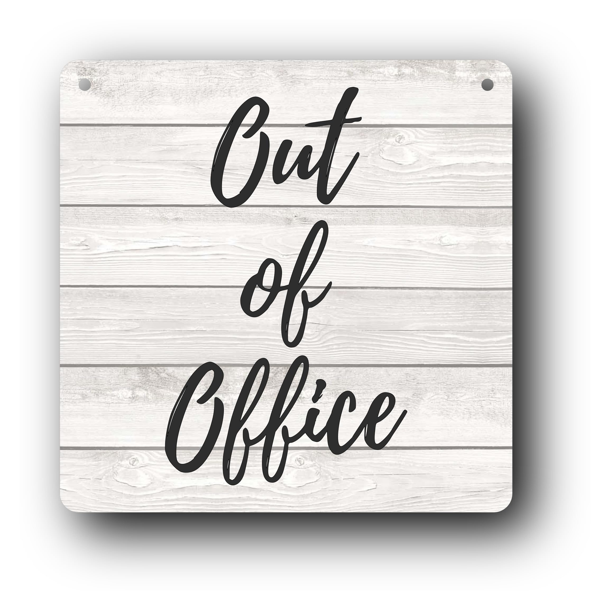 Out of Office Hanging Sign