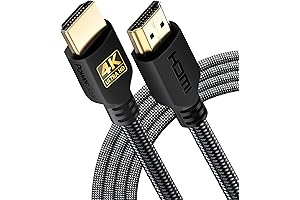 HDMI Cable 10ft | PowerBear 4K - For Xbox, PS, Fire TV, Laptop, Monitor