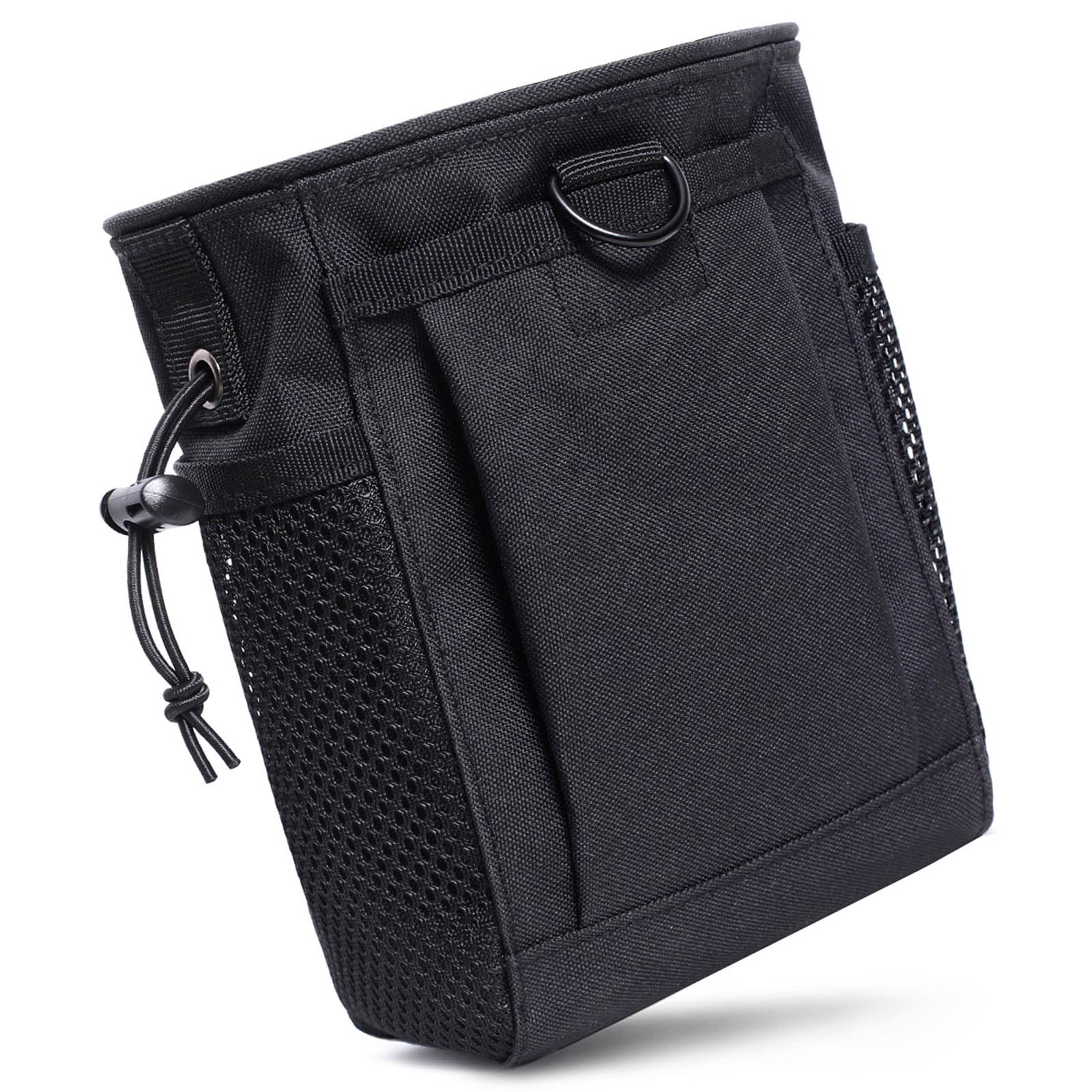 Dump Pouch Molle - Tactical Drawstring Magazine Pouch, Molle Ammo Bag, Adjustable Military Utility Belt Holster Molle Dump Bag