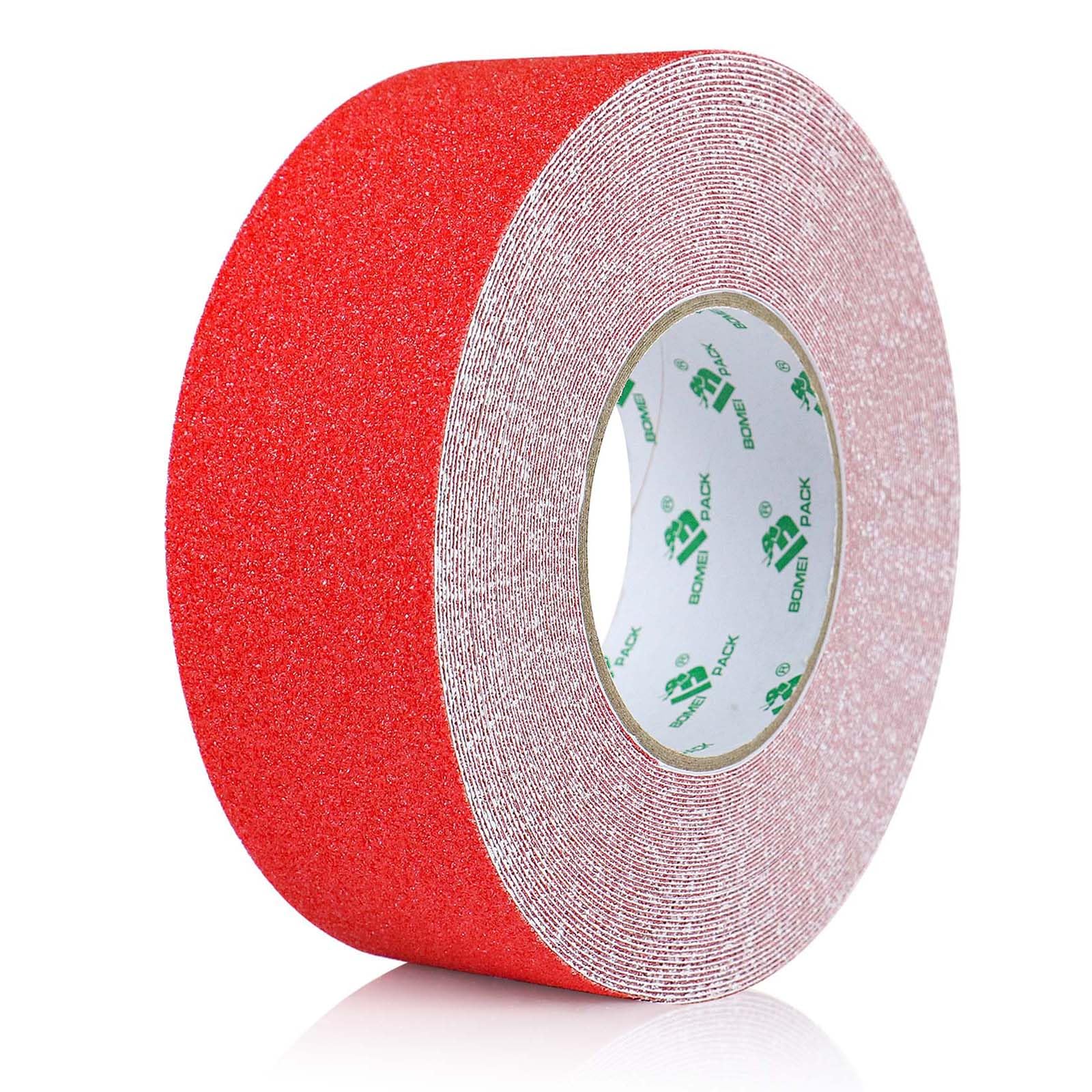 BOMEI PACK 1 Roll Red Anti Slip Stair Tape 50mm*20m