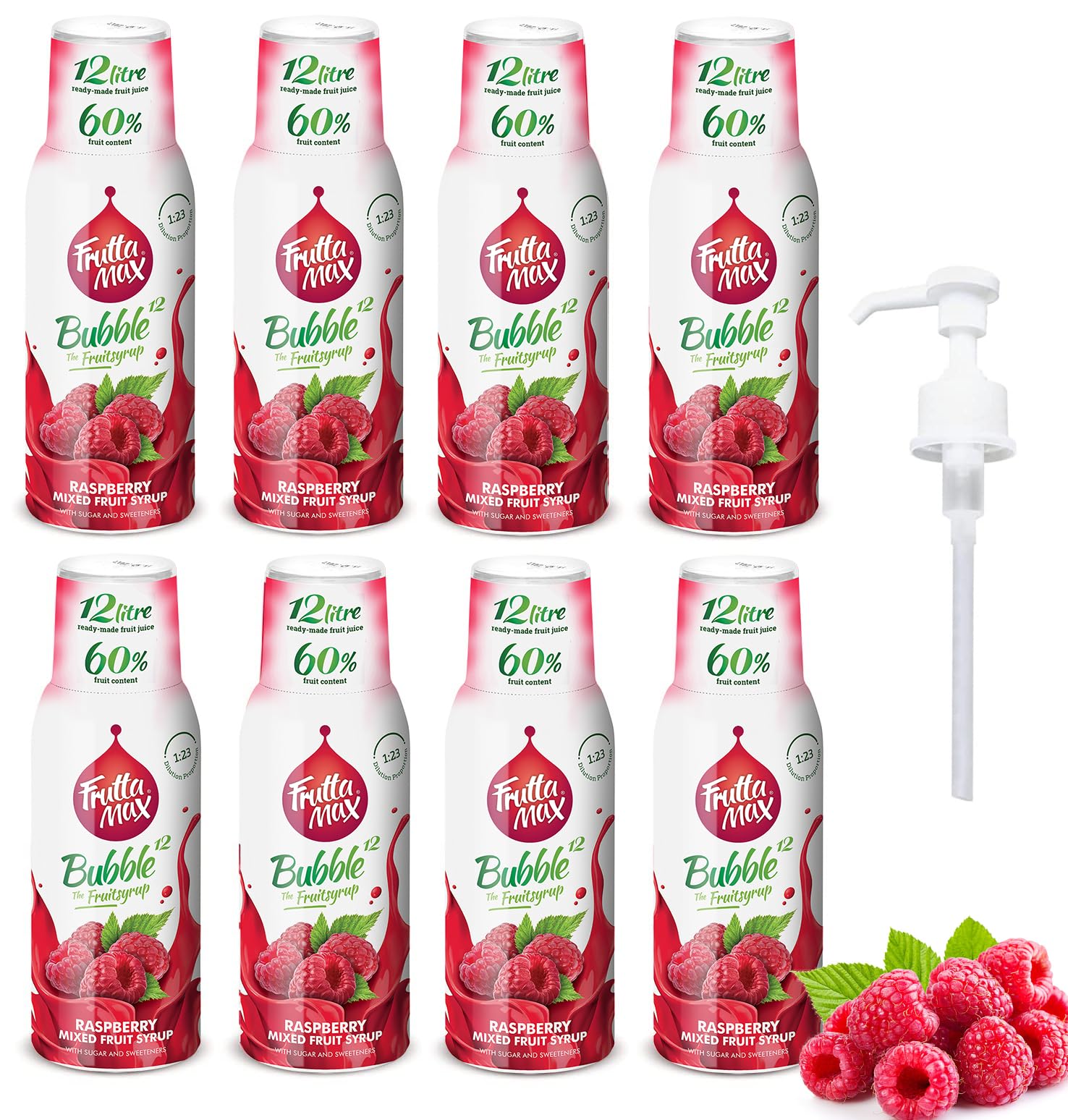 FruttaMax Energy Drink Syrup – Fizzy Caffeinated Syrup with Low Sugar | Soda Maker Compatible, Great for Active Lifestyle 500ml - ThunderMax — view 10