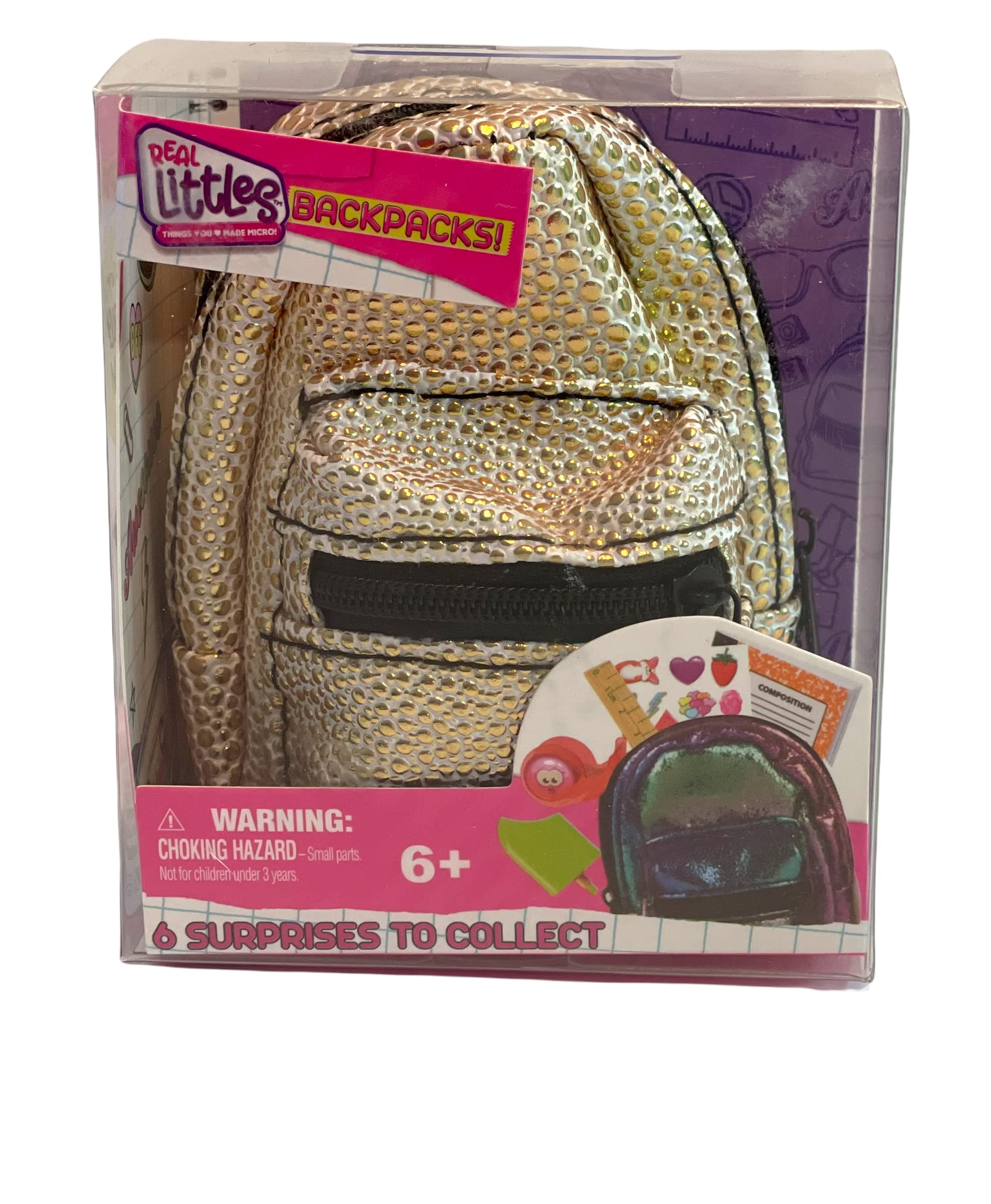 Buy Real Littles Micro Backpack with 6 Stationery Surprises Series 2