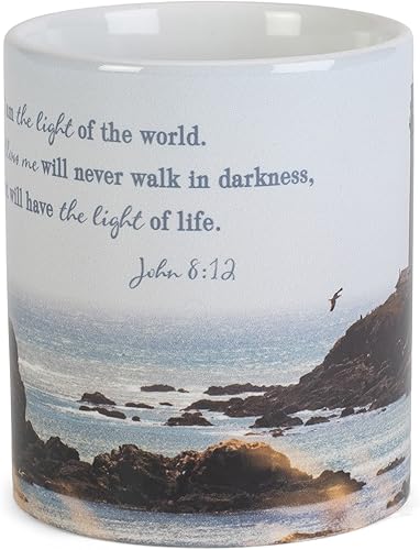 Miniatura 2 de Dicksons Light Of The World White Lighthouse - Taza de cerámica de 11 onzas