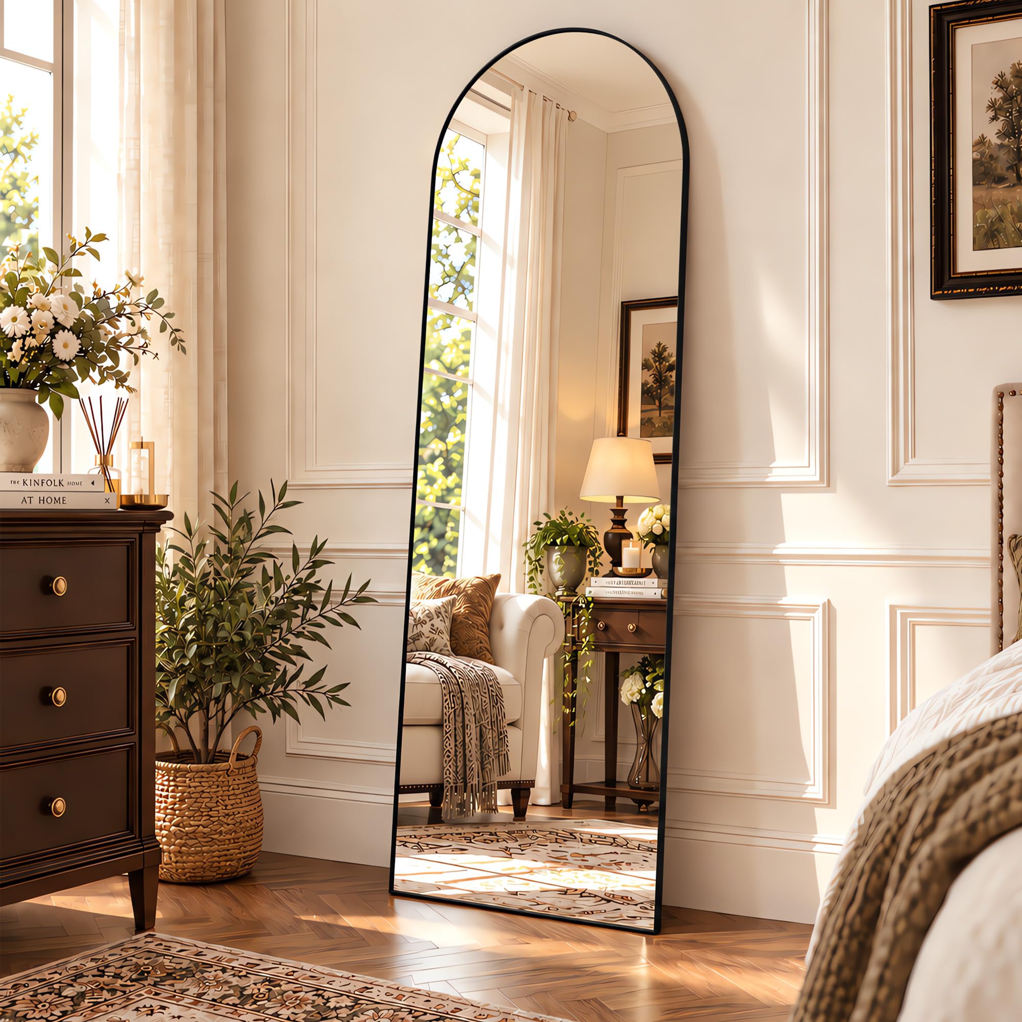 HARRITPURE Arched Full Length Mirror, 58
