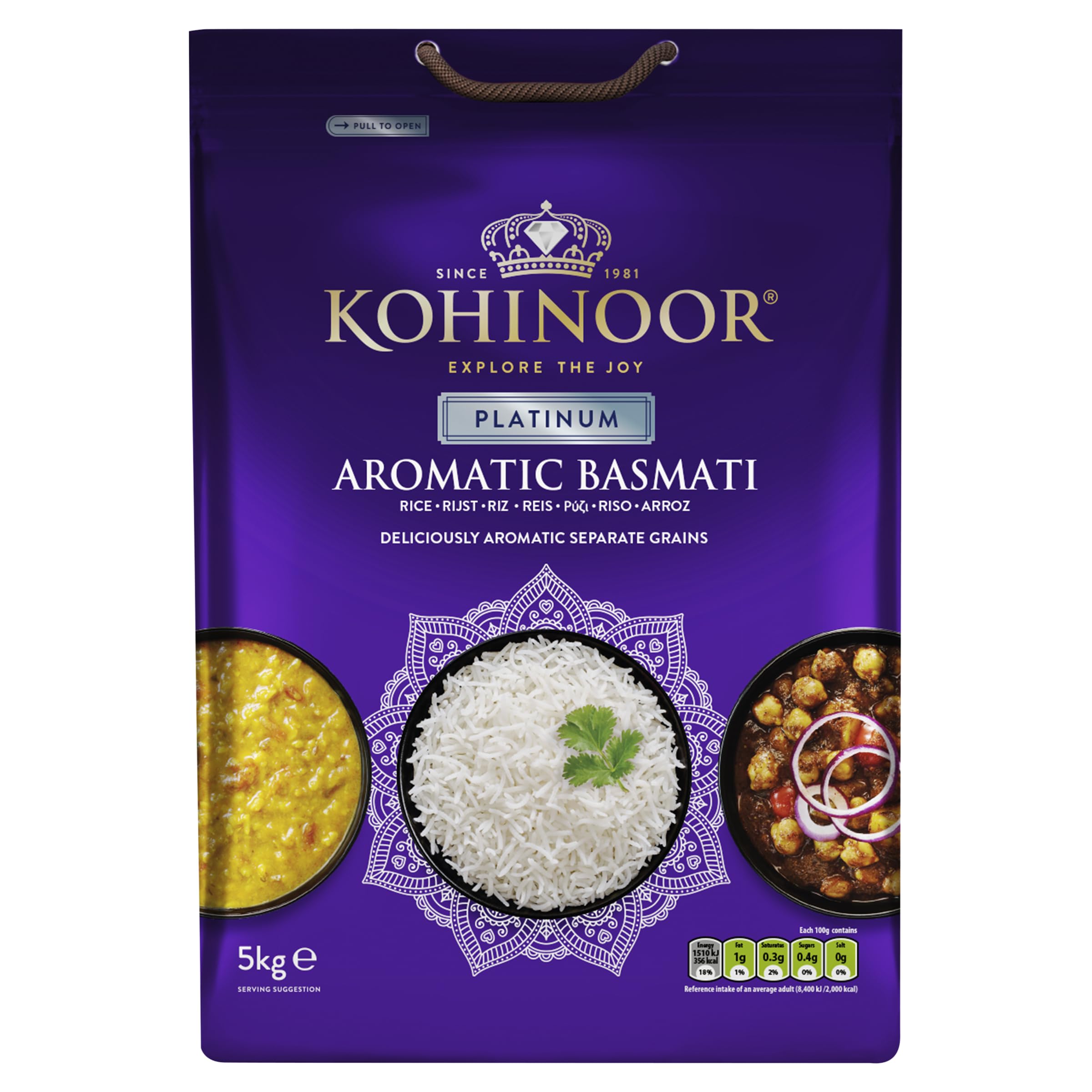 KohinoorPlatinum Basmati Rice 5 kg
