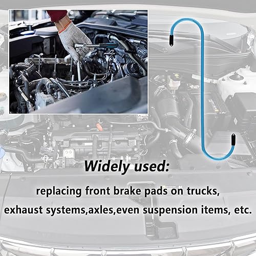 Miniatura 5 de OFBAND Juego de 2 ganchos de pinza de freno duraderos y resistentes al óxido una herramienta automotriz especial para cambiar pastillas de freno