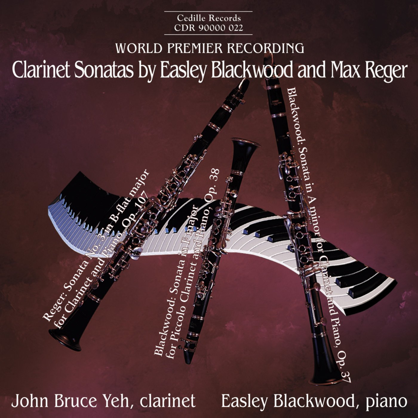 Blackwood Reger - Clarinet Sonatas