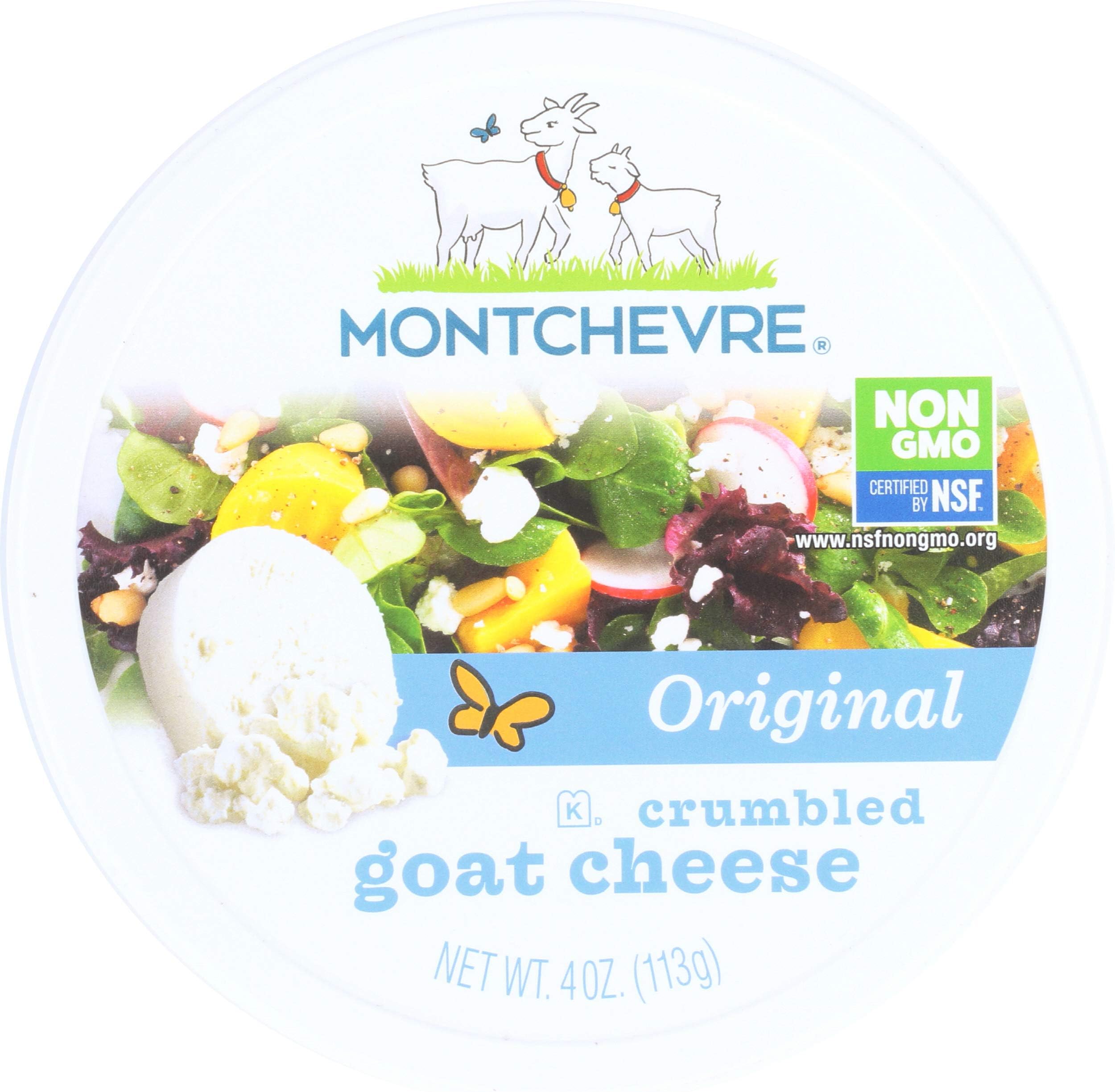 Montchevre, Goat Cheese, Crumbled, 4 oz